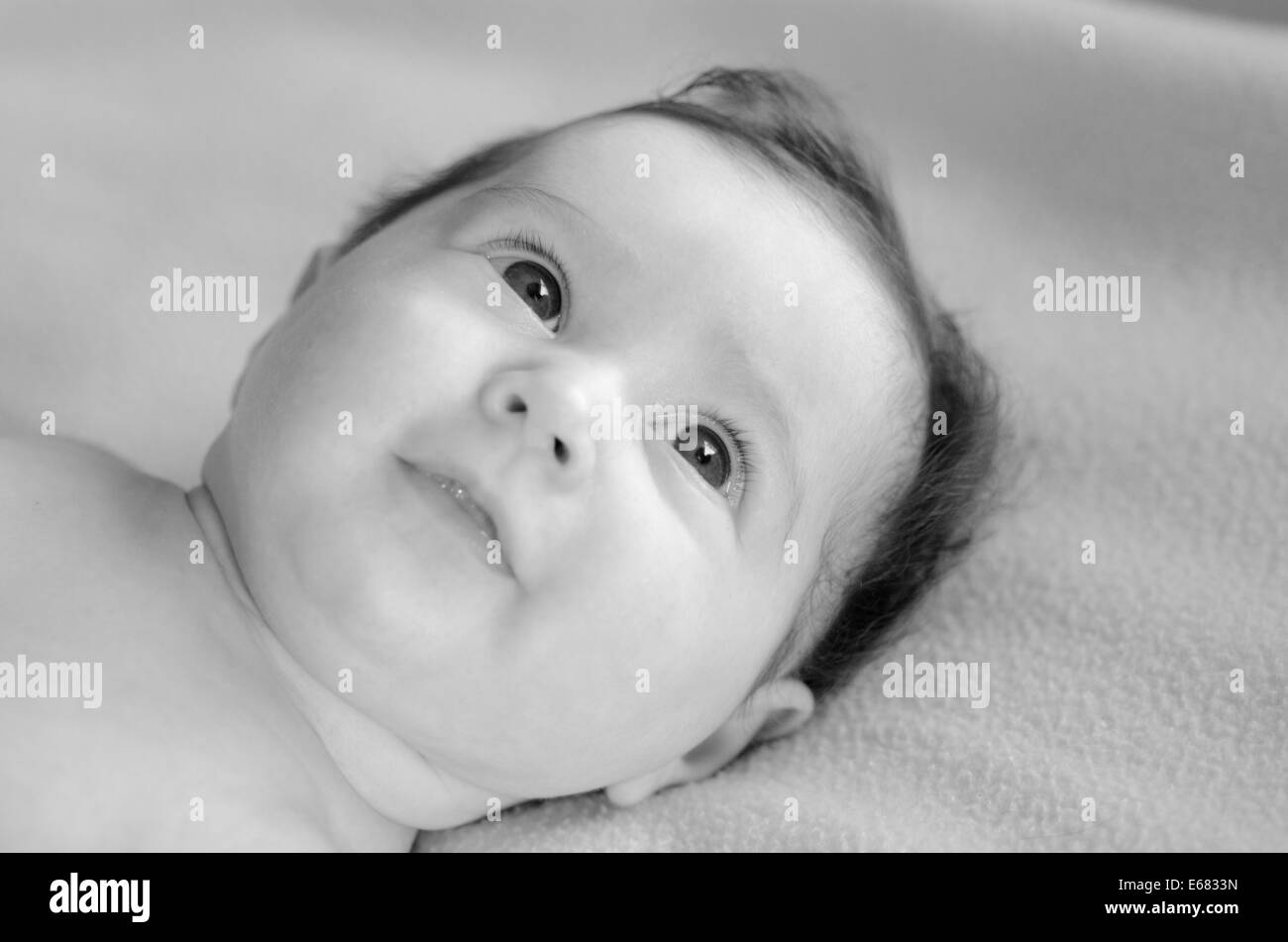 Bebe Metisse Banque D Images Noir Et Blanc Alamy