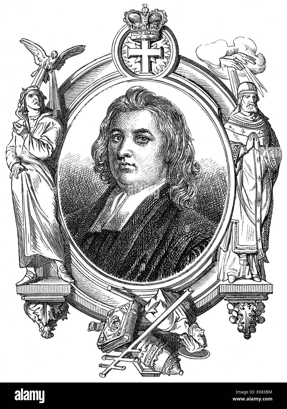 Henry Aldrich, 1647-1710, un théologien et philosophe anglais, Banque D'Images