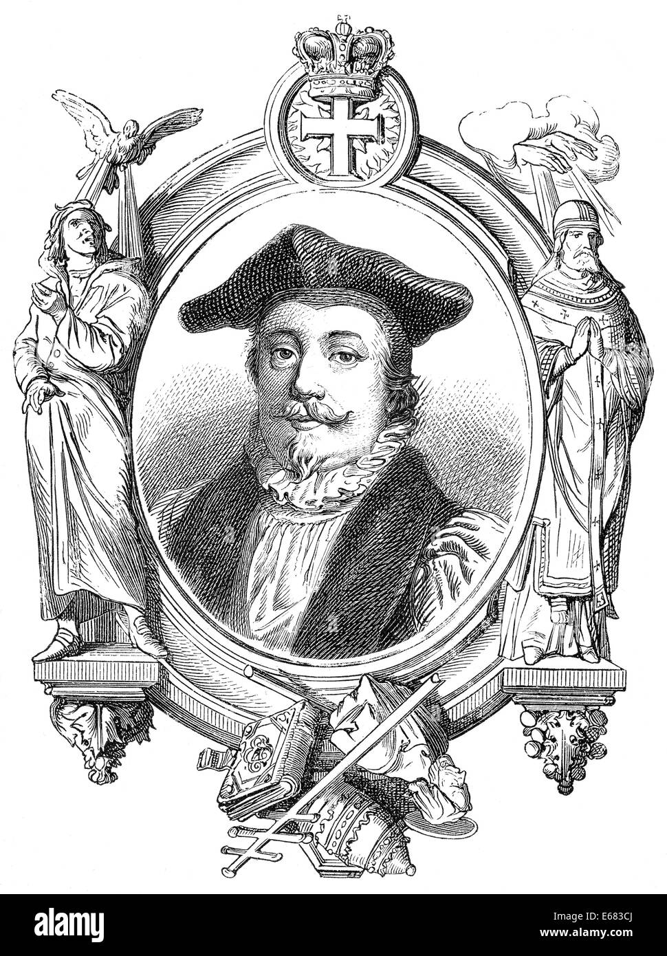 William Laud, 1573 - 1645, l'archevêque de Canterbury, Banque D'Images