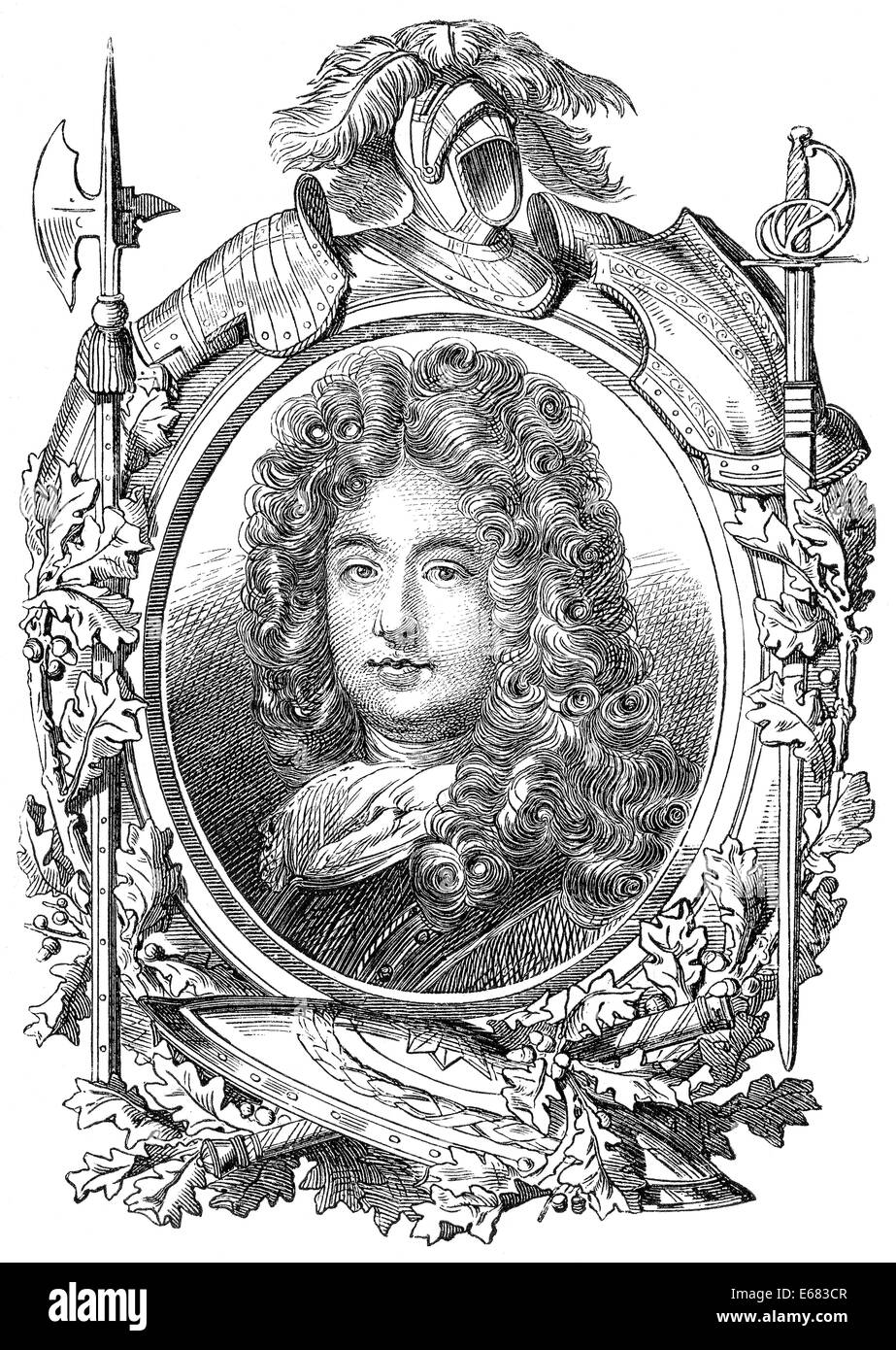 Anne Jules de Noailles, 2 duc de Noailles, 1650-1708, maréchal de France, Banque D'Images