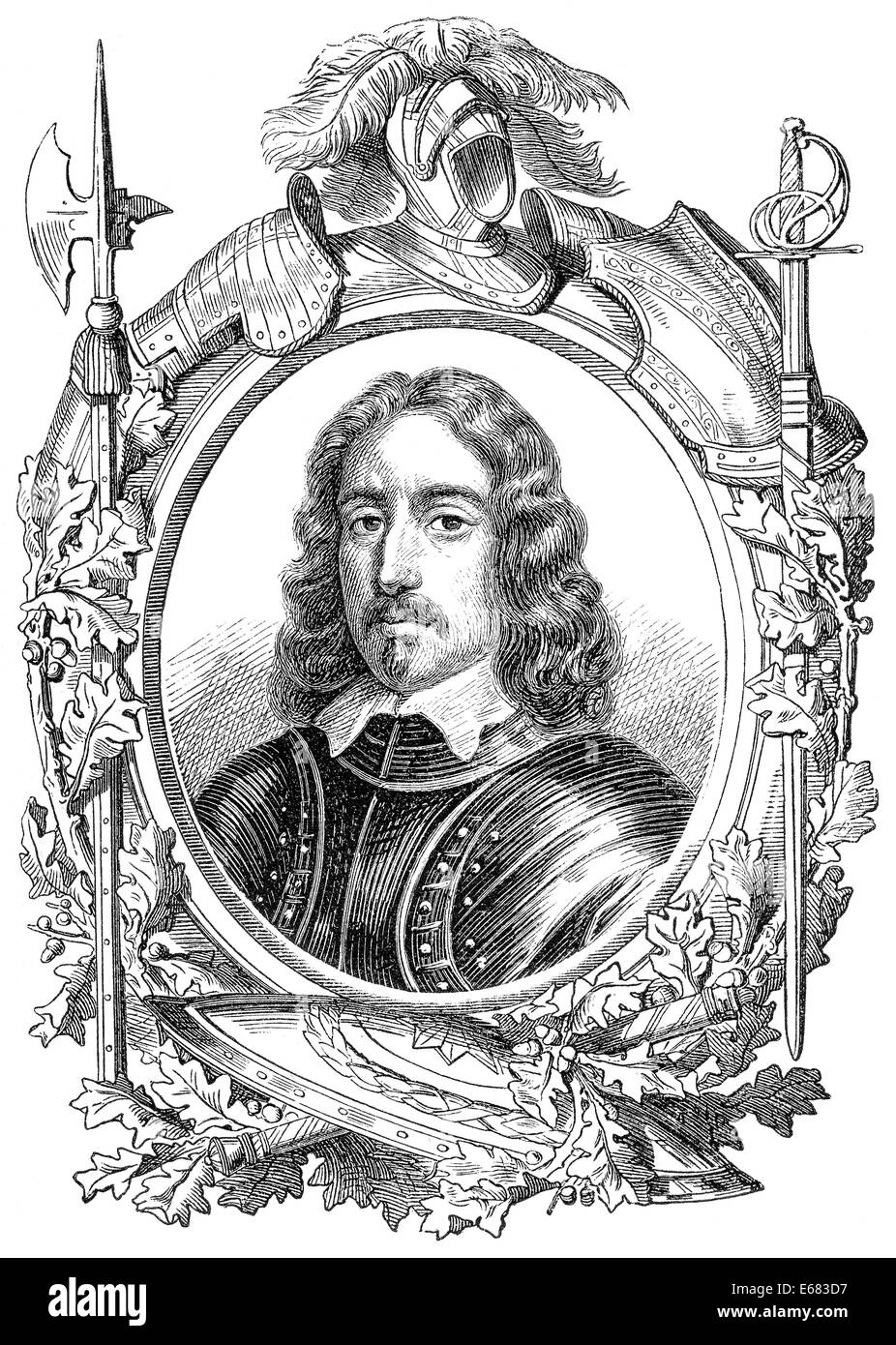 Thomas Fairfax, 3e Lord Fairfax de Cameron, 1612-1671, un parlementaire général et commandant en chef au cours de la Banque D'Images