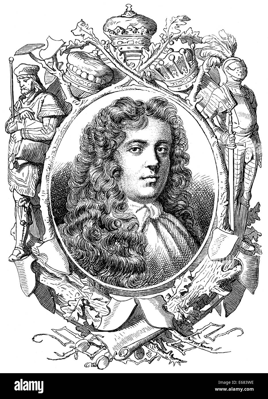 James Scott, premier duc de Monmouth, 1649 - 1685, Anglais prétendant au trône, commandant et chef de la rébellion de Monmouth, Banque D'Images