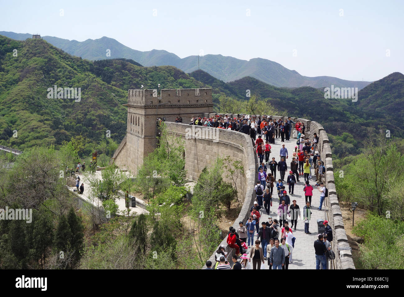 Grande Muraille de Chine, la Chine, Grande Muraille de Chine, République populaire de Chine Banque D'Images
