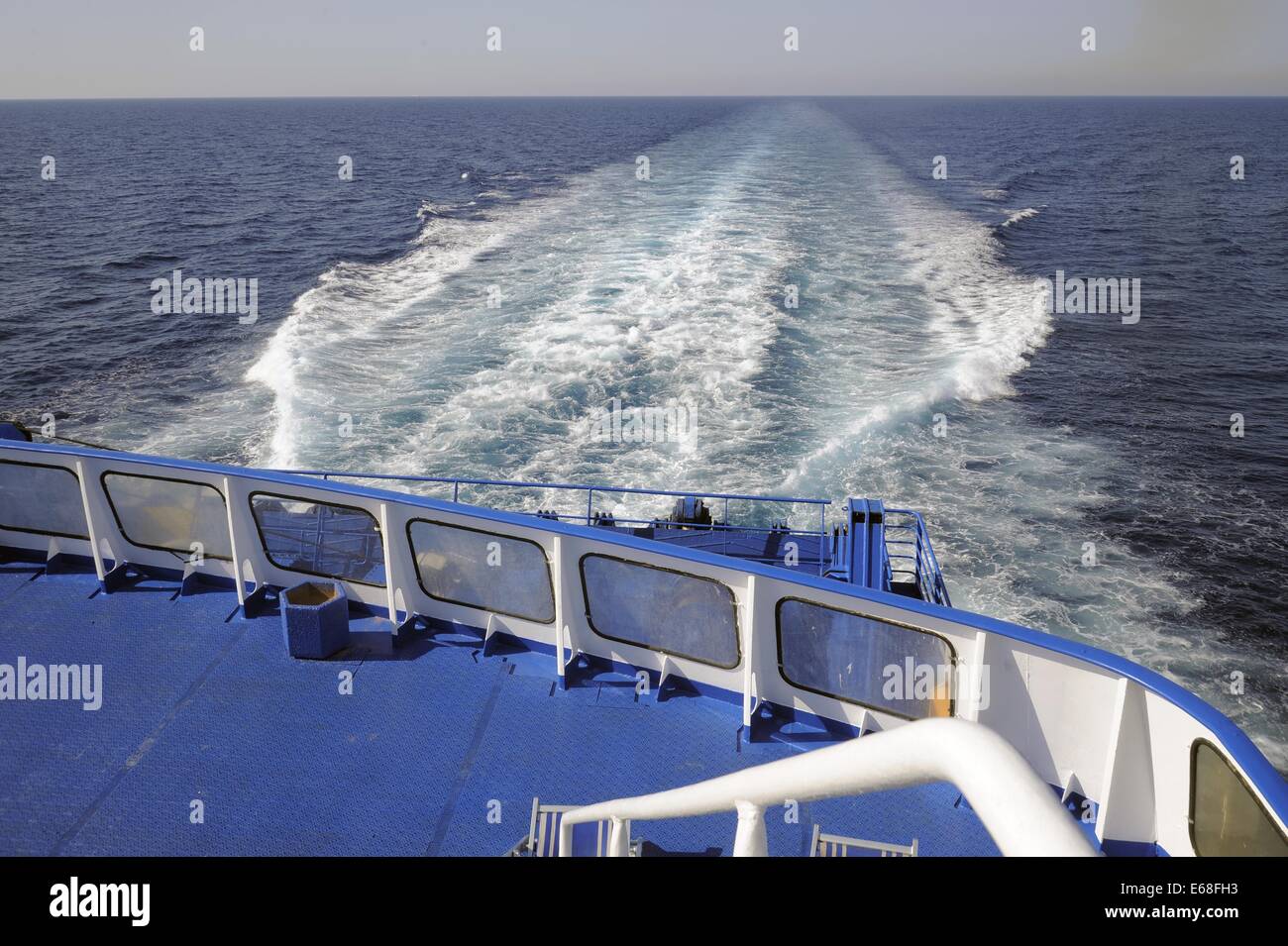 De ferry Moby Lines Company dans la navigation de Gênes à la Sardaigne (Italie) Banque D'Images