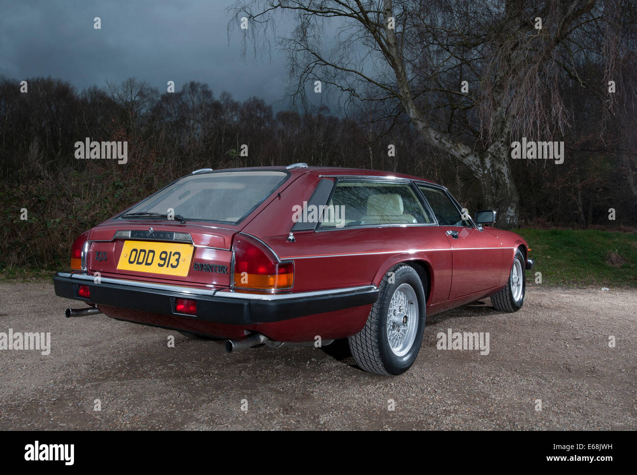 Jaguar XJS Lynx en fonction de frein de tir & classic car Banque D'Images