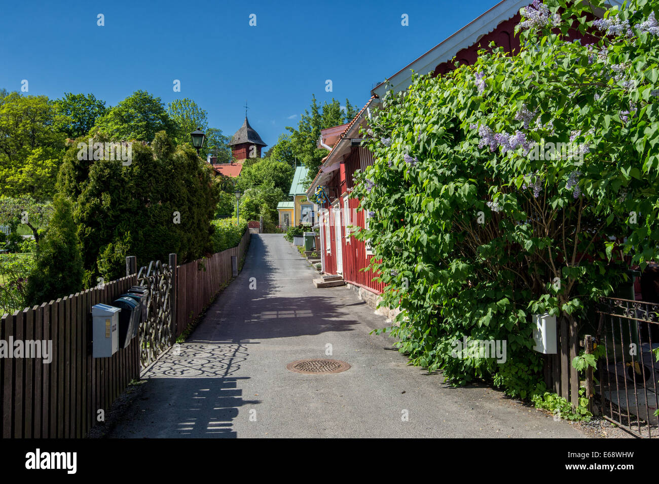 Sigtuna - la plus vieille ville de Suède Banque D'Images