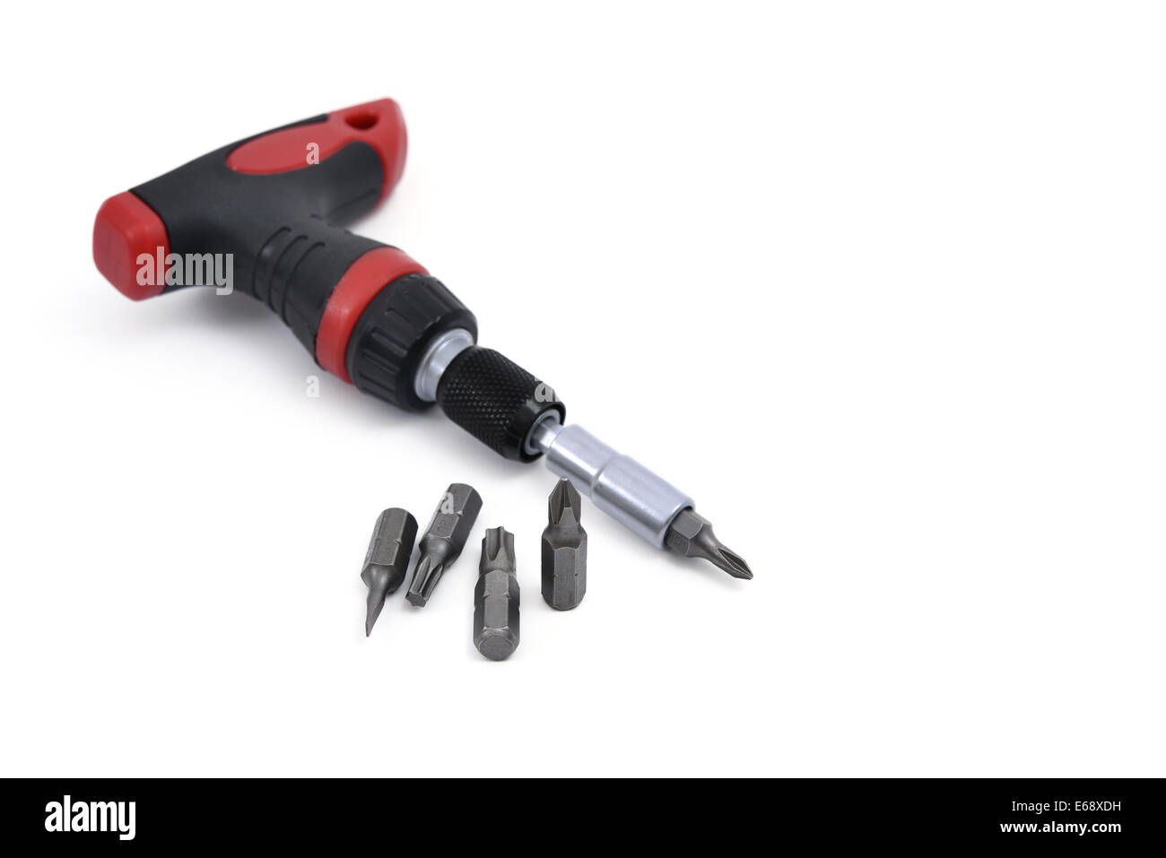 Screwdriver isolated on white Banque D'Images