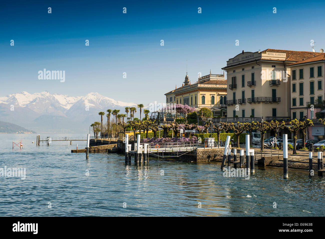 Grand Hotel Villa Serbelloni, Bellagio, Lac de Côme ou Lago di Como, Como, Lombardie, Italie Province Banque D'Images