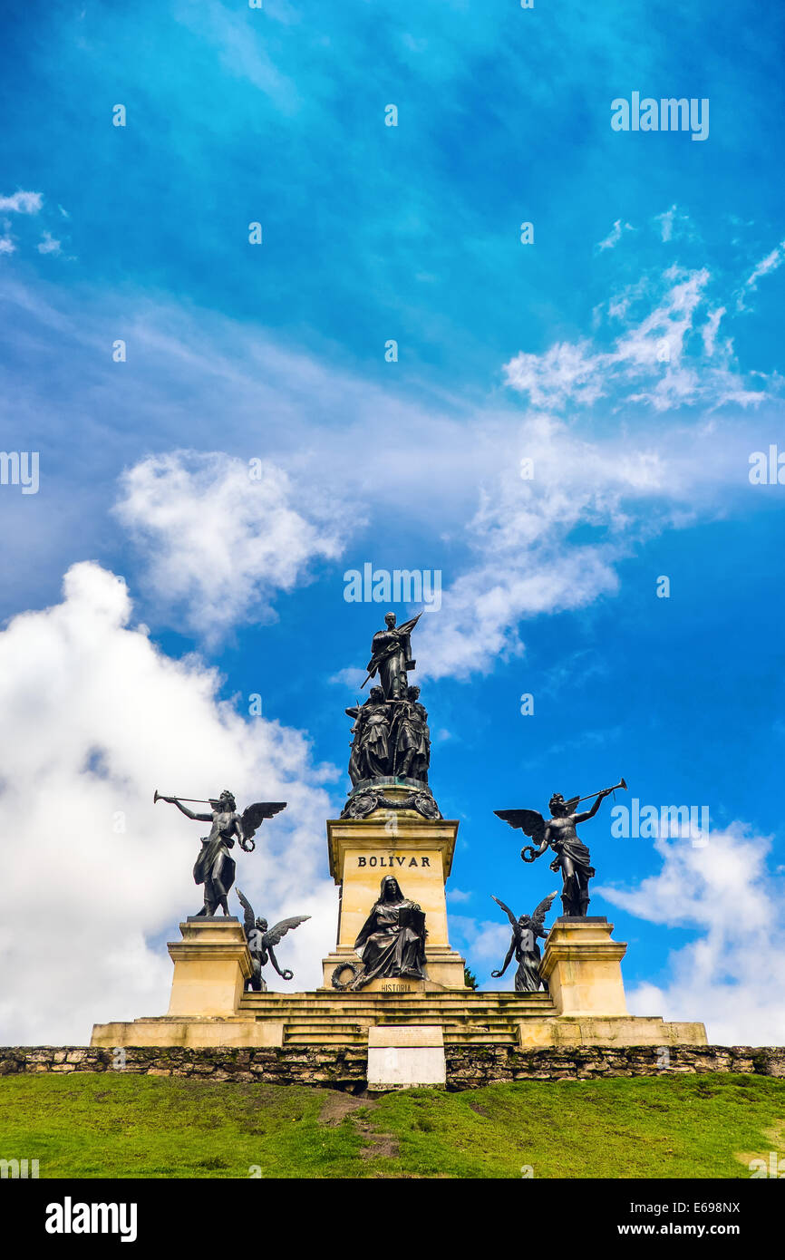 Simón Bolívar : Le Monument von Miller Banque D'Images