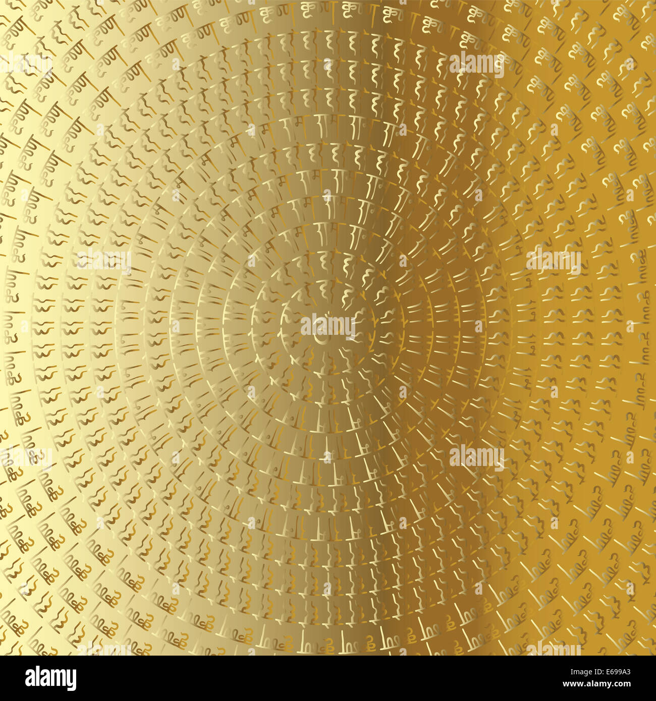 Mandala indien. Banque D'Images