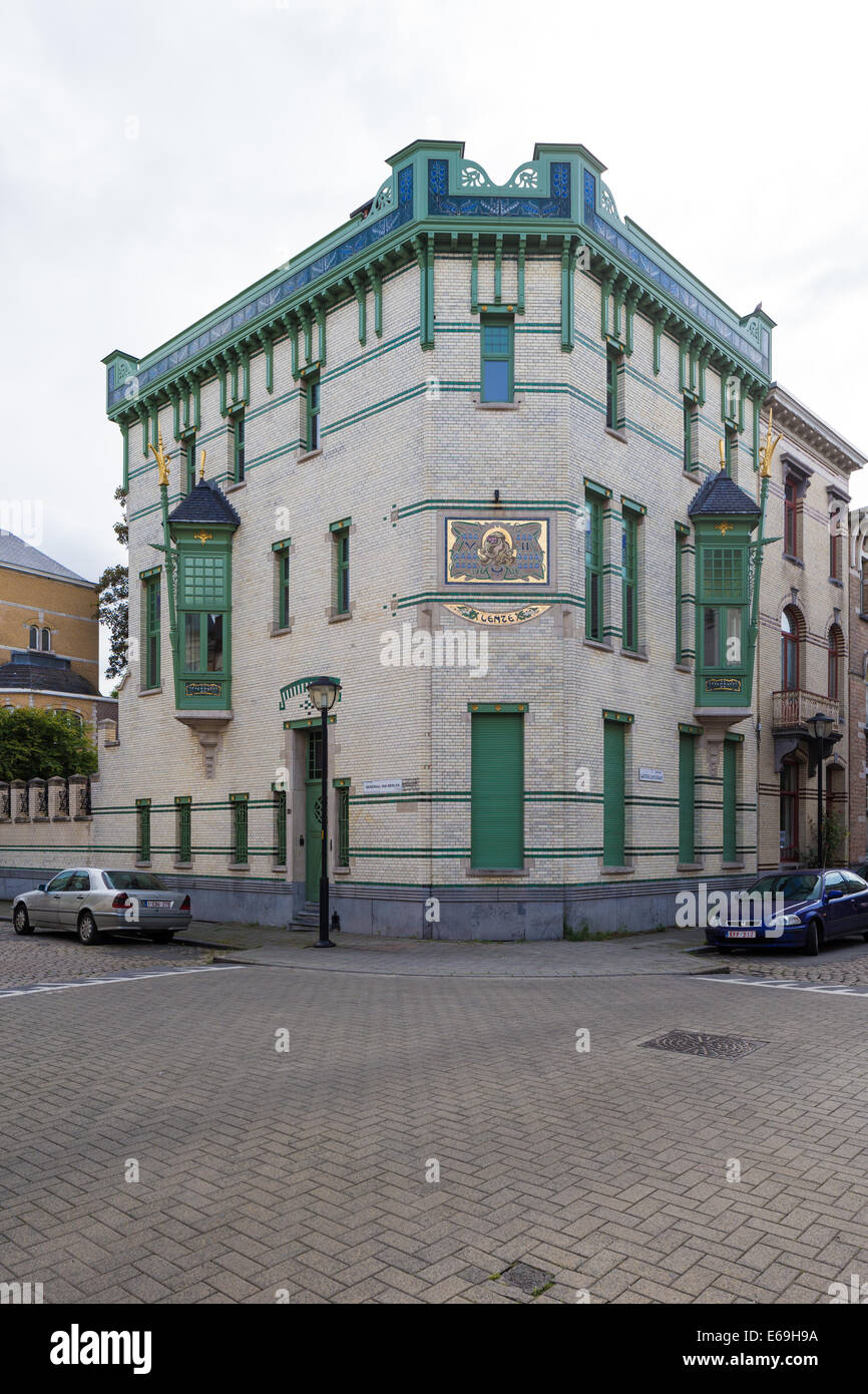 Zomer (été) maison à Zurenborg partie des maisons 4 saisons Banque D'Images