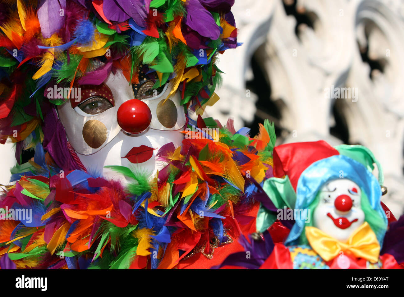 Costume de Scène,carnaval,Venise,clown Banque D'Images