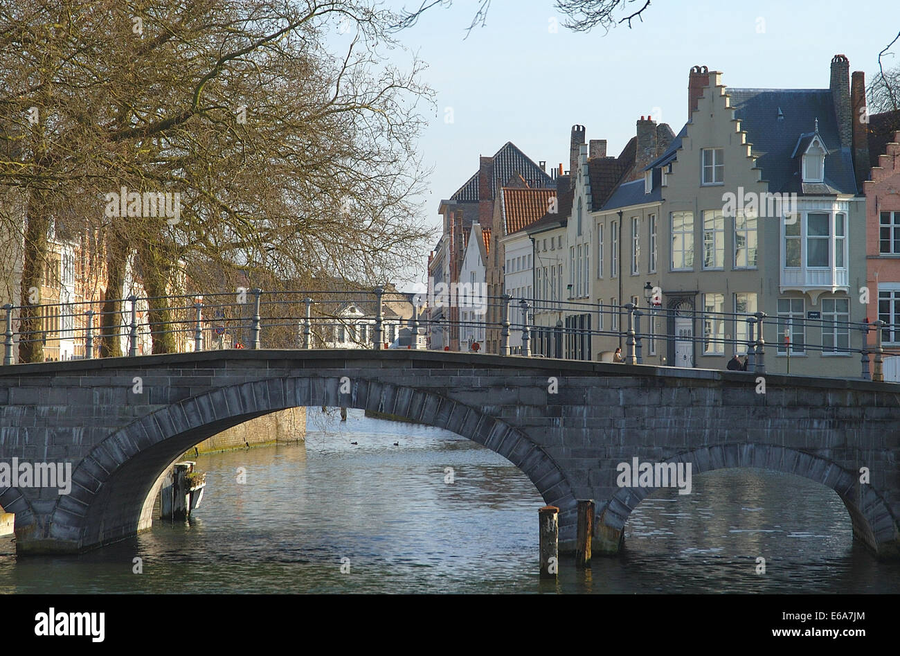 ,Pont,bruges zwin Banque D'Images
