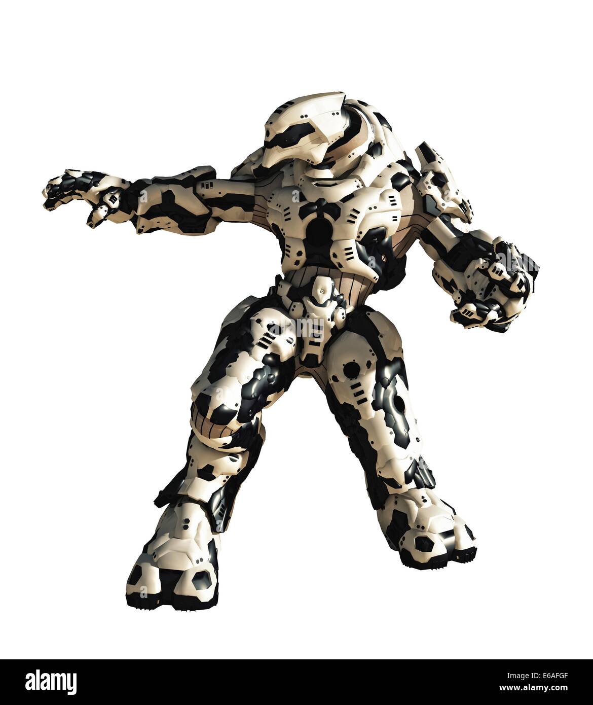 La science-fiction Robot de combat Banque D'Images