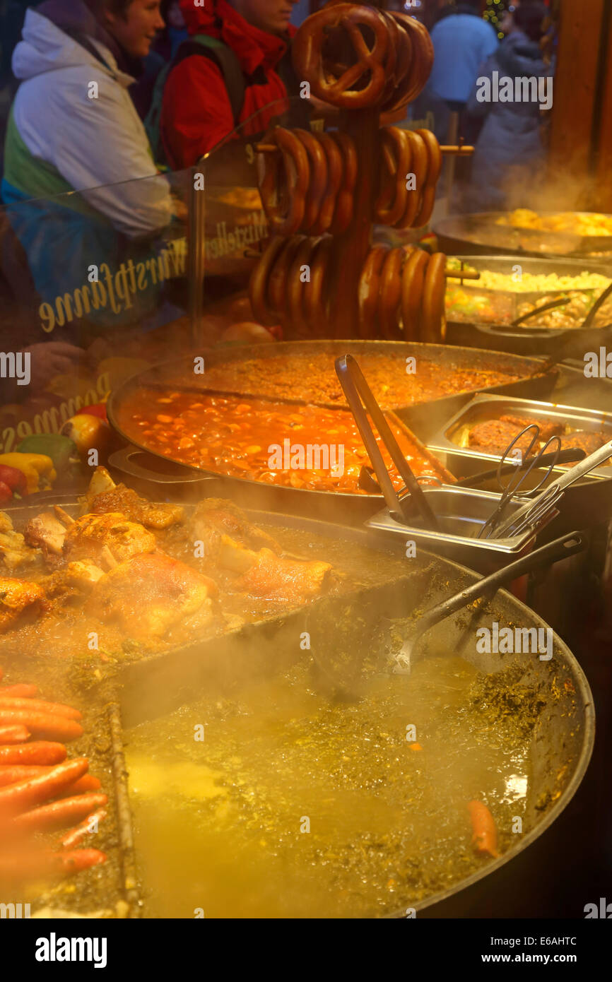 Berlin Potsdamer Platz Potsdamer Square de Noël Banque D'Images