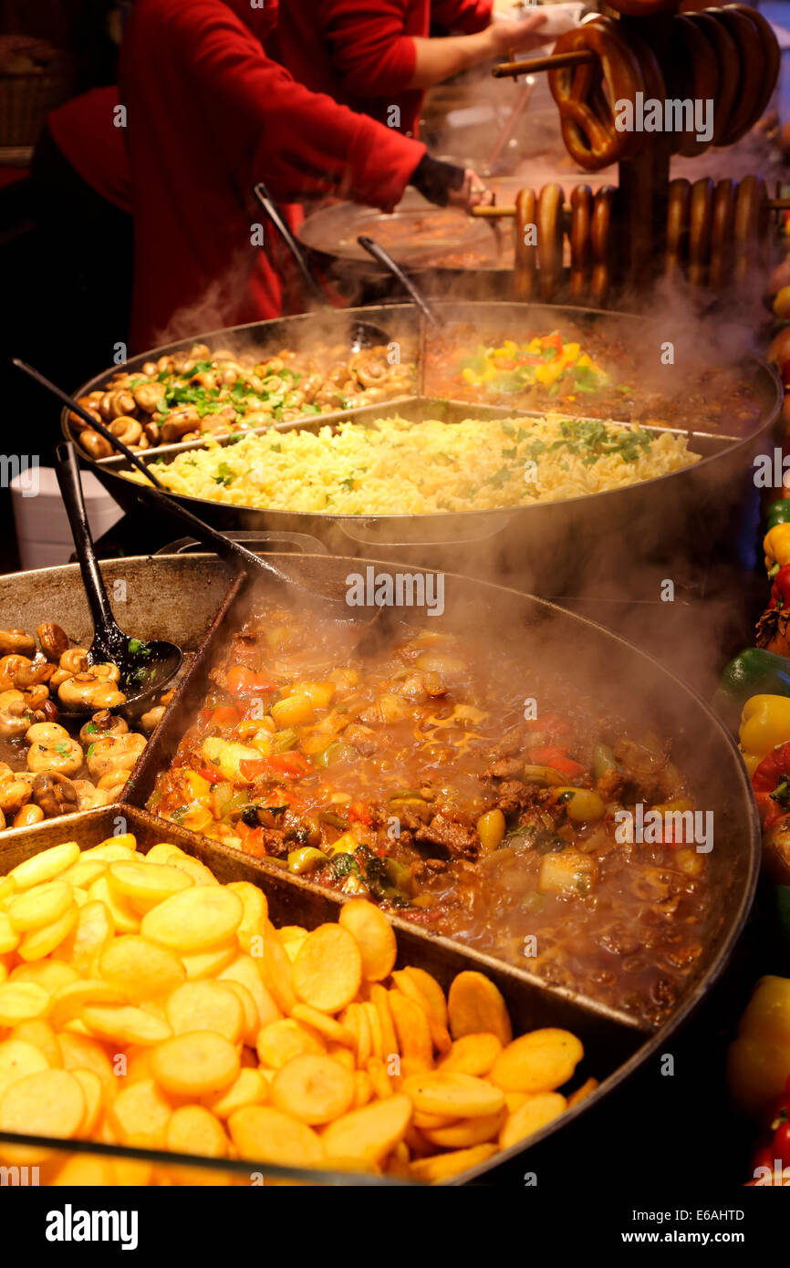 Berlin Potsdamer Platz Potsdamer Square de Noël Banque D'Images