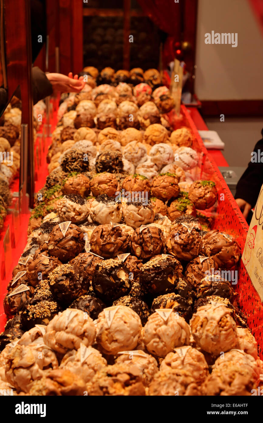 Berlin Potsdamer Square de Noël Banque D'Images