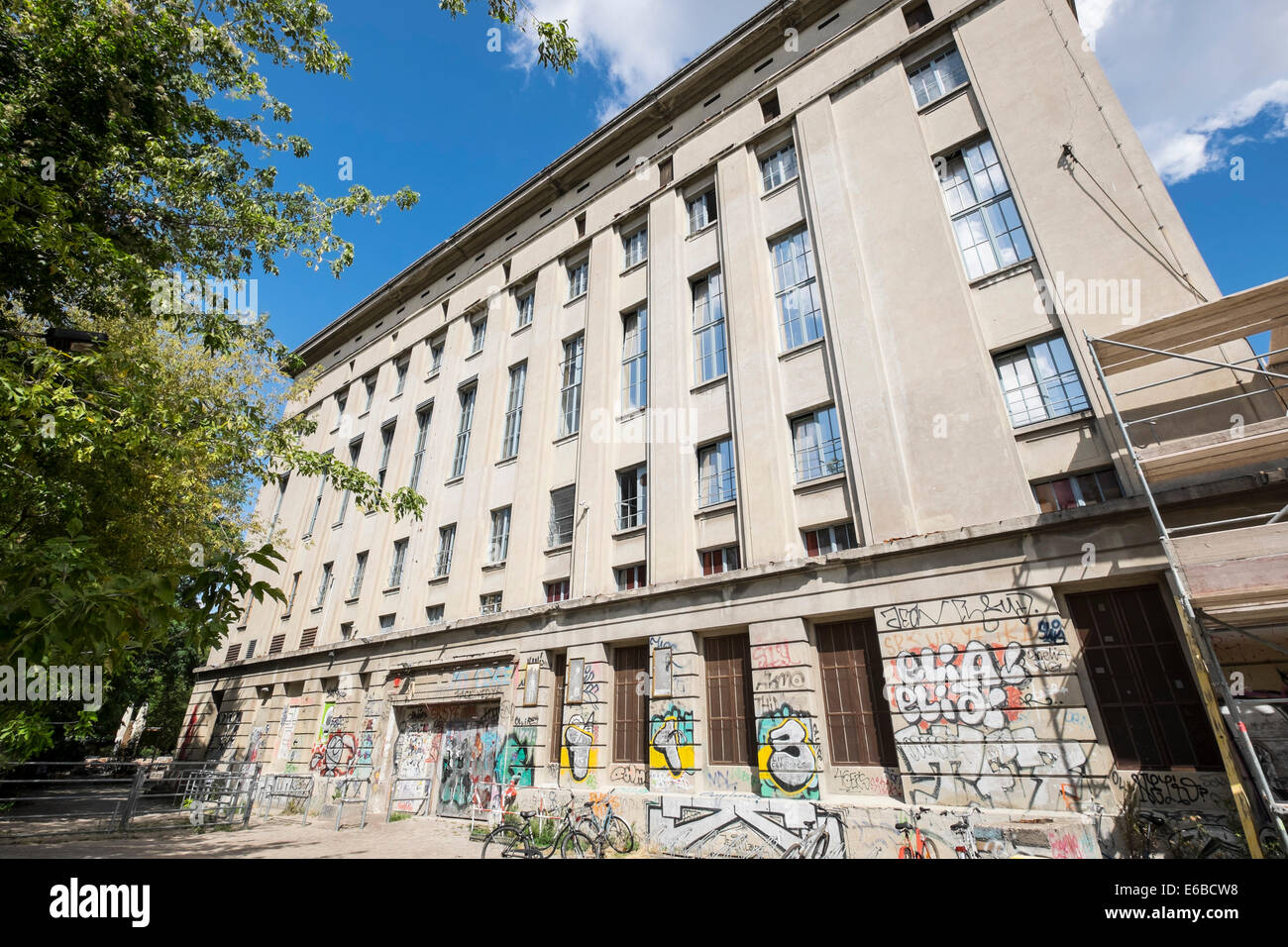 Discothèque Berghain infâme à Berlin Allemagne Banque D'Images