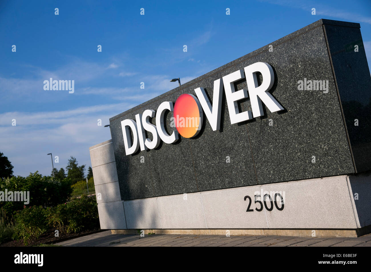Le siège de Discover Financial Services à Riverwoods, Illinois. Banque D'Images Le siège de Discover Financial Services à Riverwoods, Illinois. Banque D'Images
