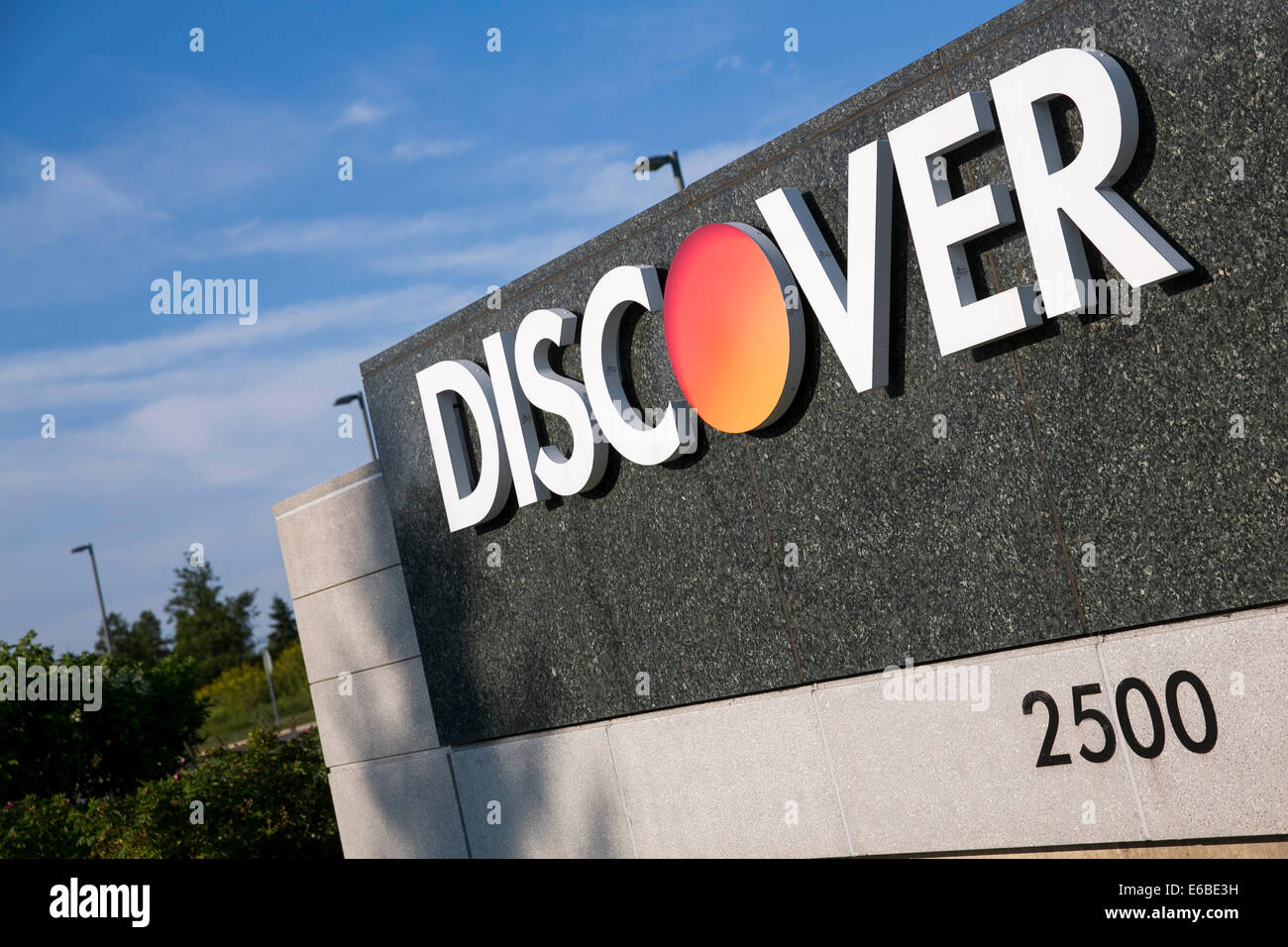 Le siège de Discover Financial Services à Riverwoods, Illinois. Banque D'Images