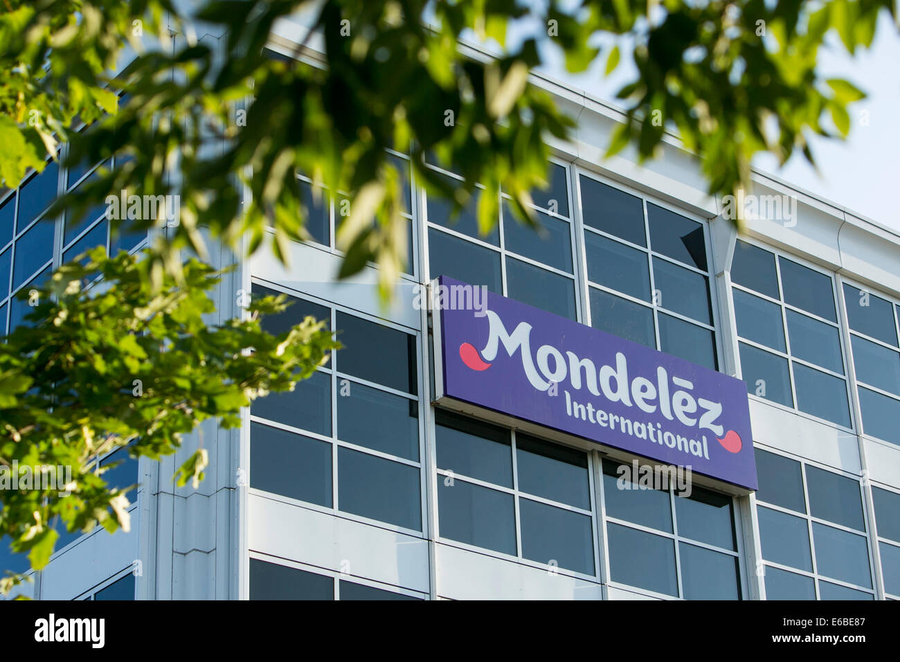 Le siège de Mondelez International à Deerfield, Illinois. Banque D'Images