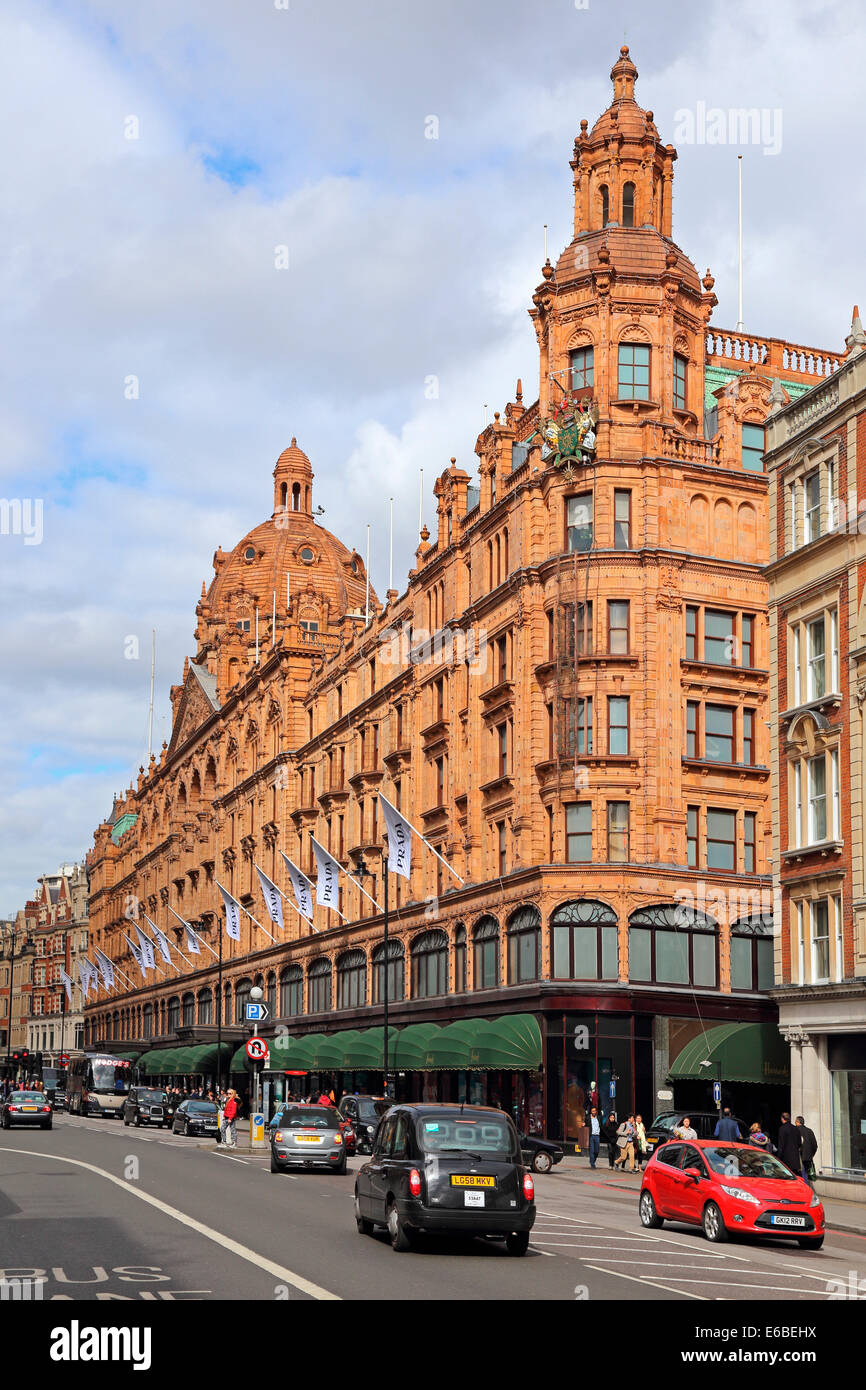 Lettonie Grande-bretagne Londres Harrods Brompton Rd Banque D'Images