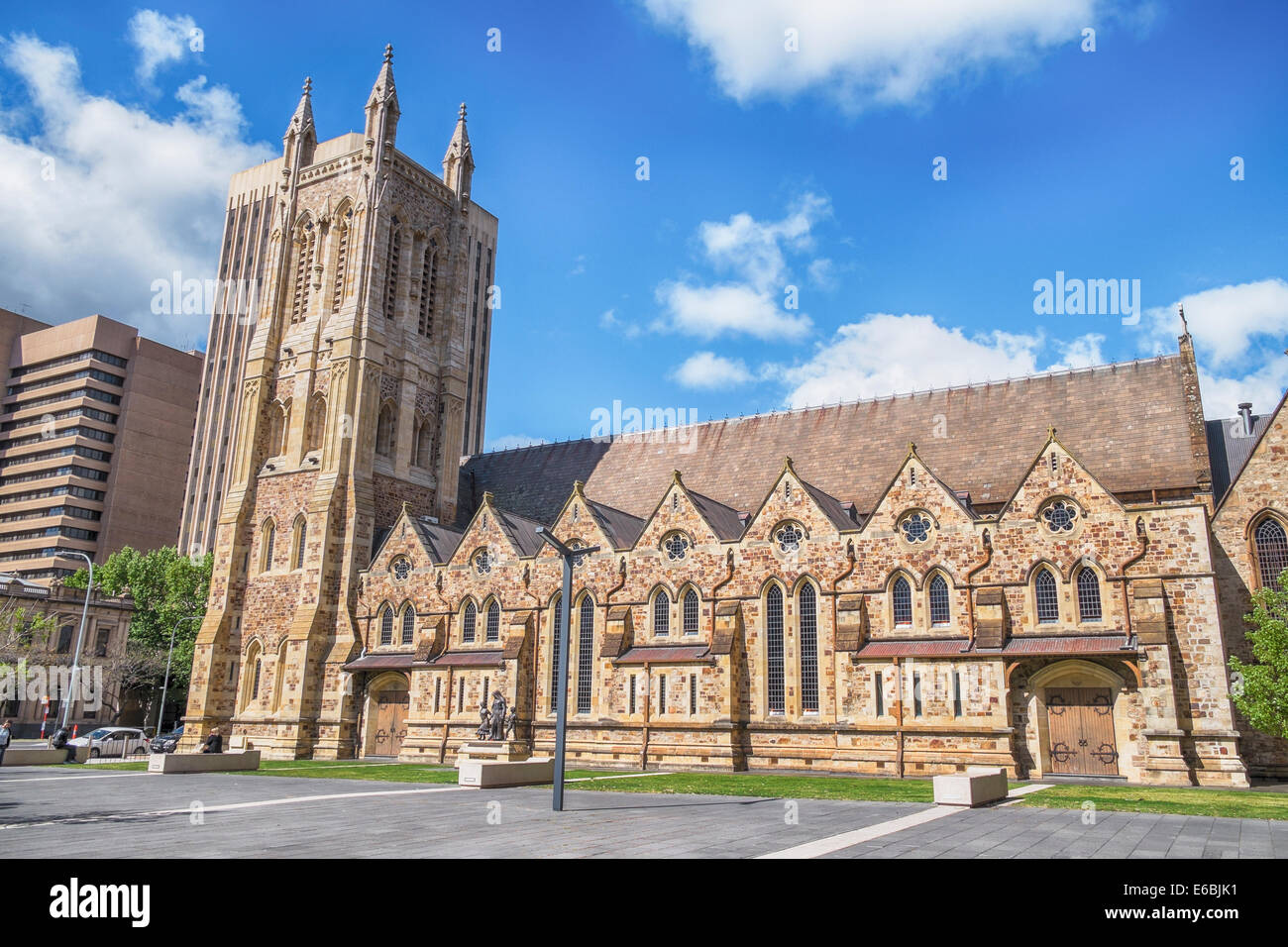 Extérieur de la glorieuse Sainte Cathédrale à Adélaïde, Australie Banque D'Images