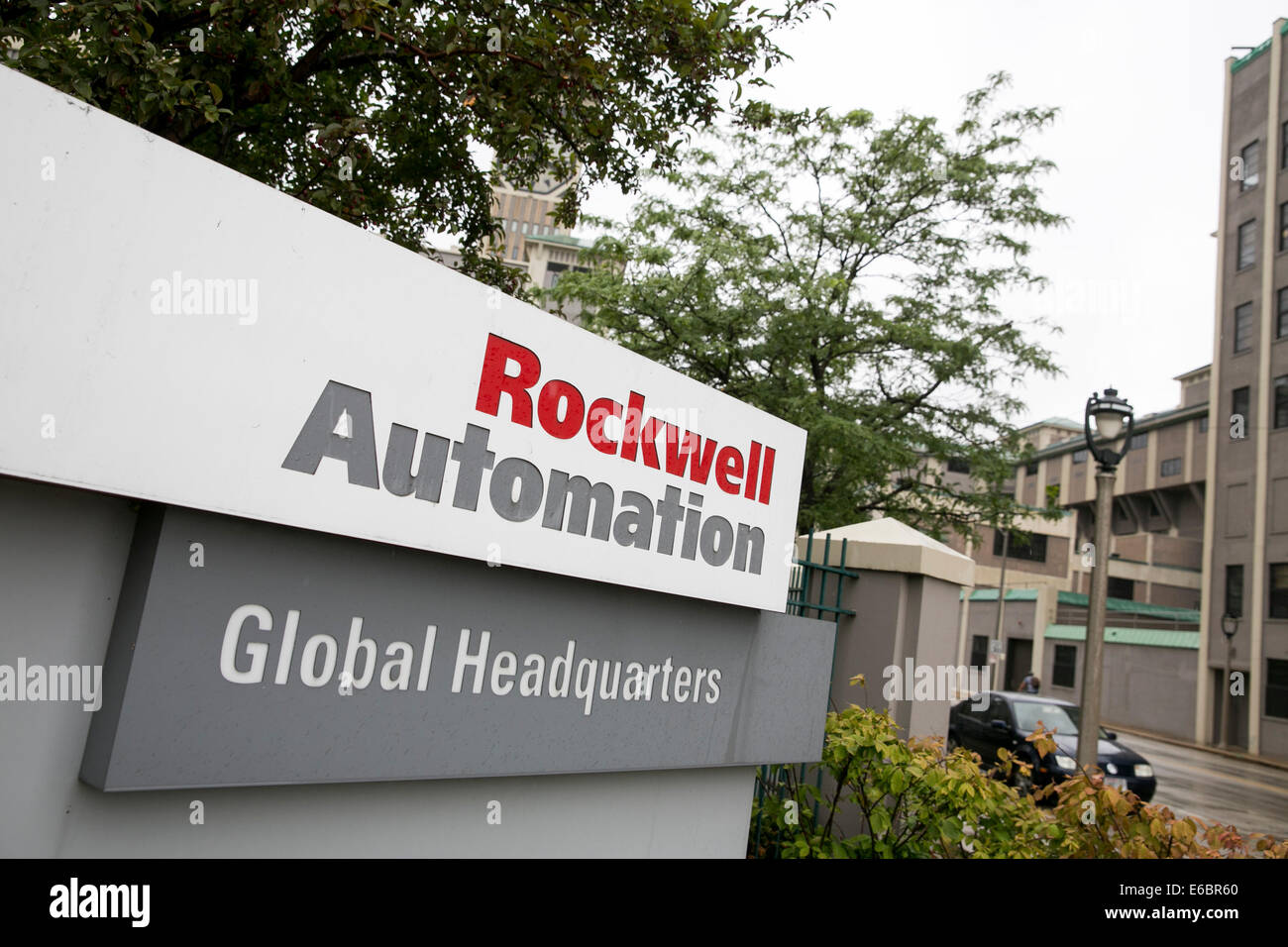 Le siège de Rockwell Automation à Milwaukee, Wisconsin. Banque D'Images