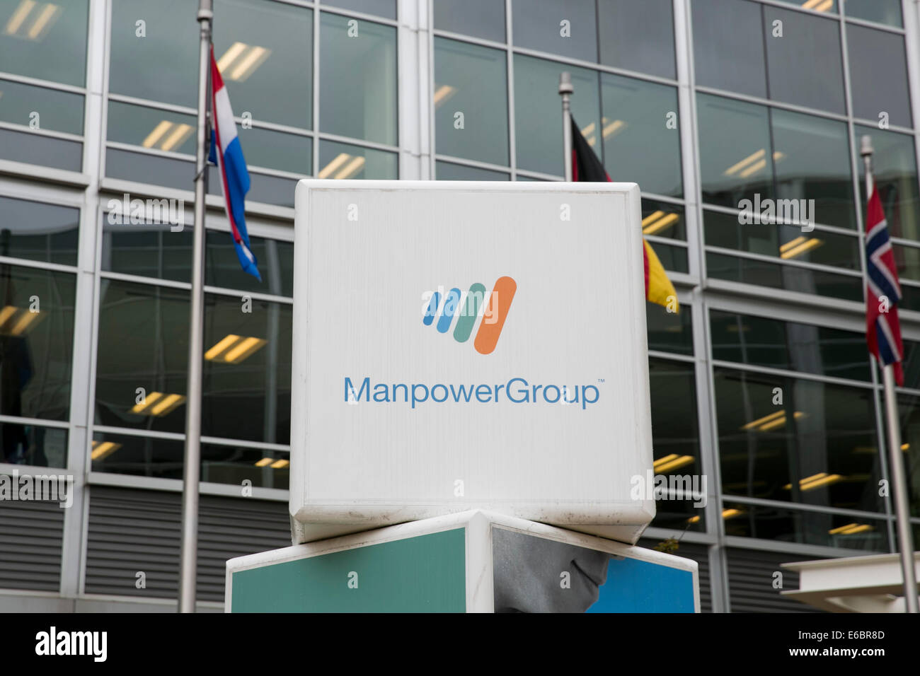 Le siège de ManpowerGroup Inc., à Milwaukee, Wisconsin. Banque D'Images
