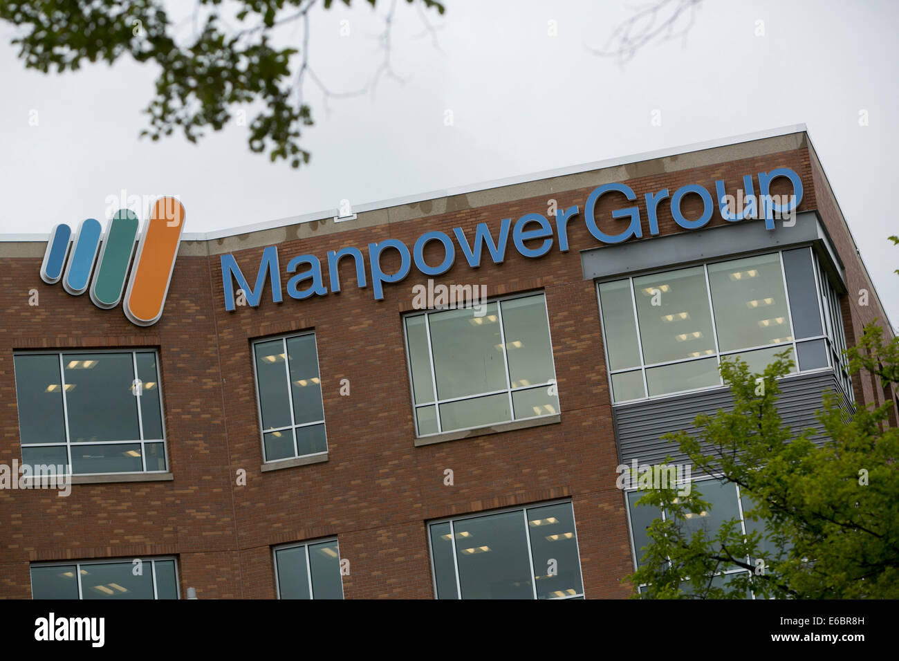 Le siège de ManpowerGroup Inc., à Milwaukee, Wisconsin. Banque D'Images