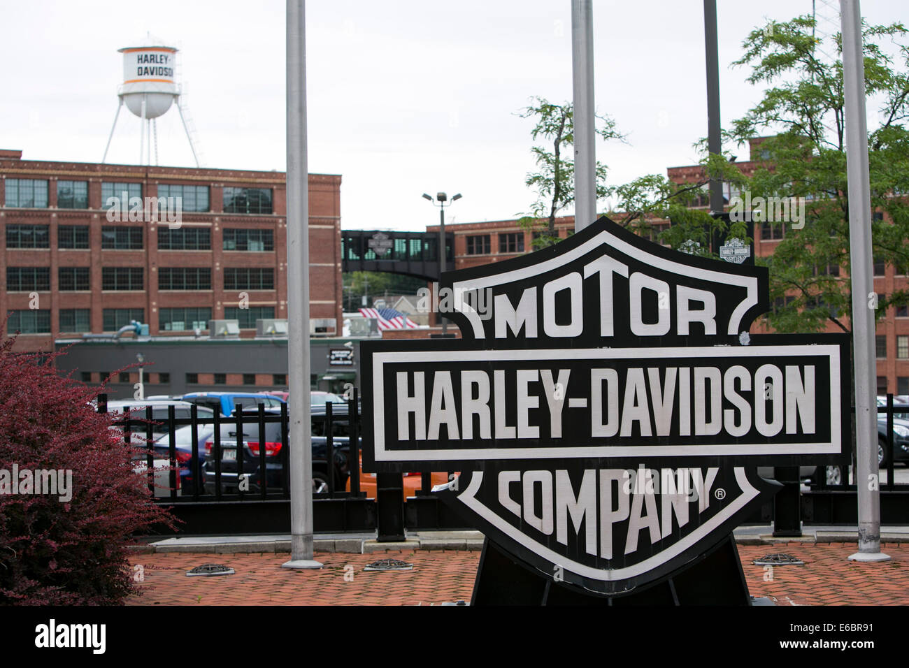 Le siège de Harley-Davidson Inc., à Milwaukee, Wisconsin. Banque D'Images
