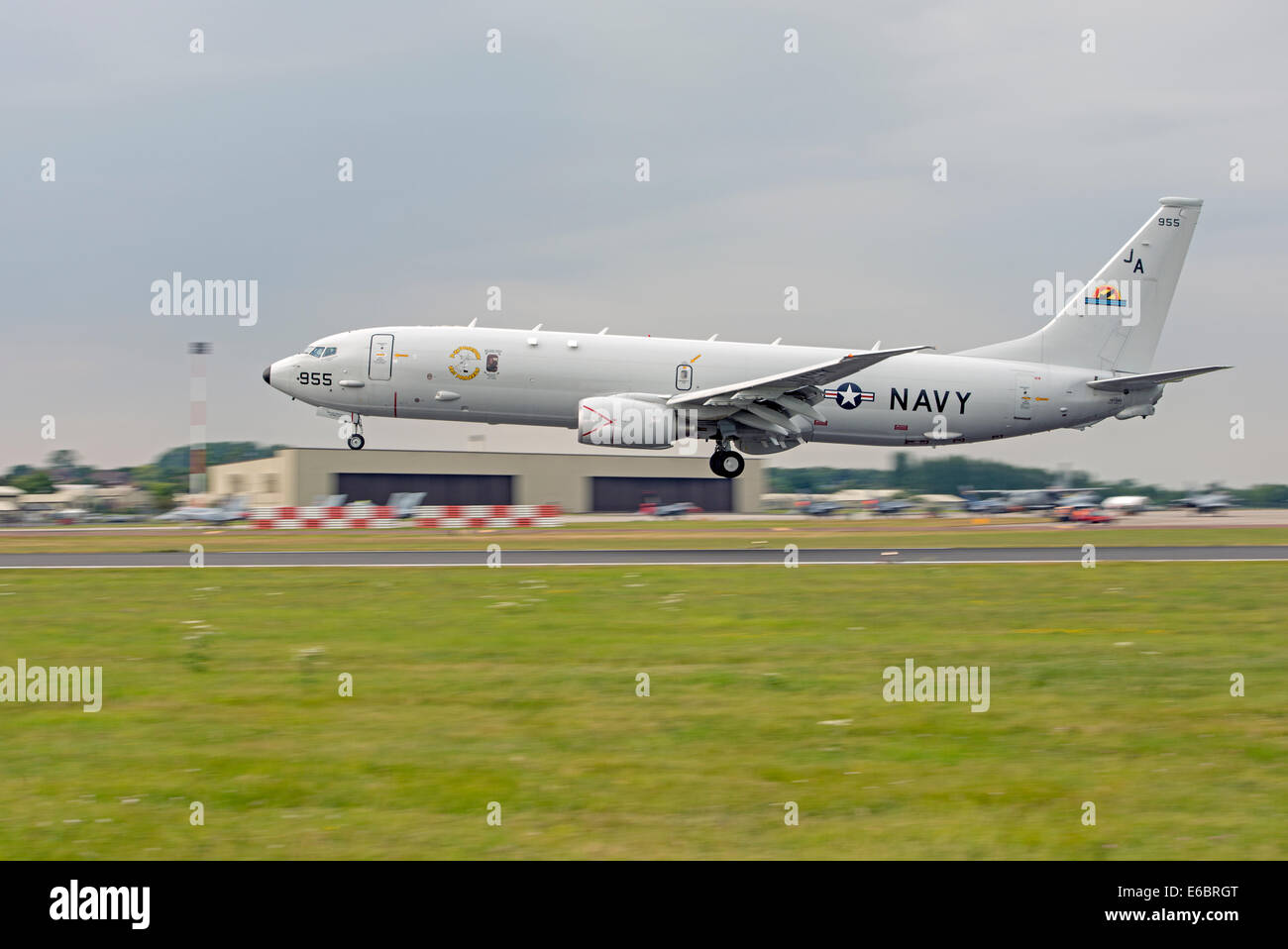 P-8A Poseidon Marine des États-Unis vers le bas au Royal International Air Tattoo Banque D'Images