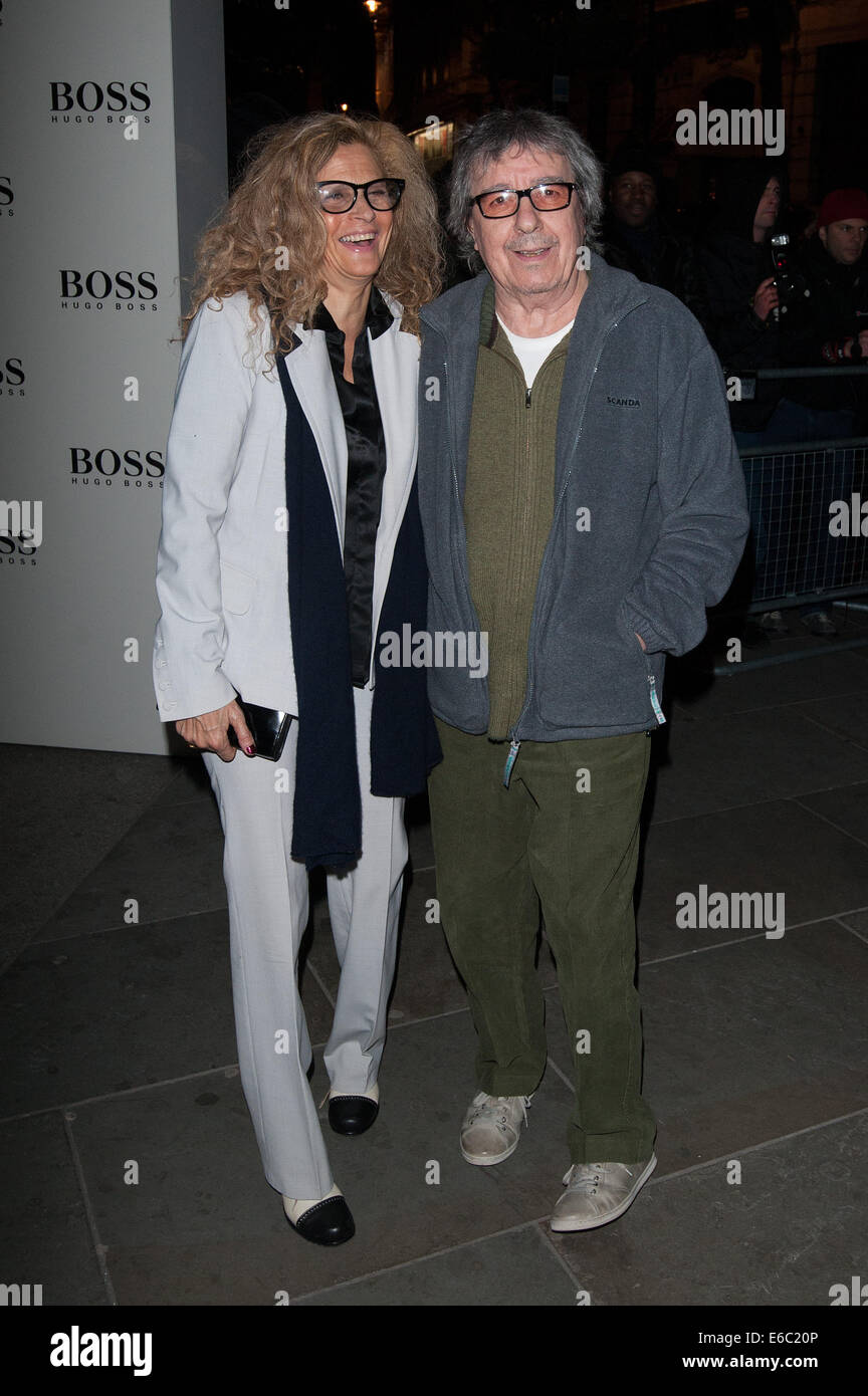 David Bailey : Bailey's Stardust - VIP Private view tenue à la National Portrait Gallery - Arrivées. Avec : Bill Wyman, Suzanne Wyman Où : London, Royaume-Uni Quand : 03 Mars 2014 Banque D'Images