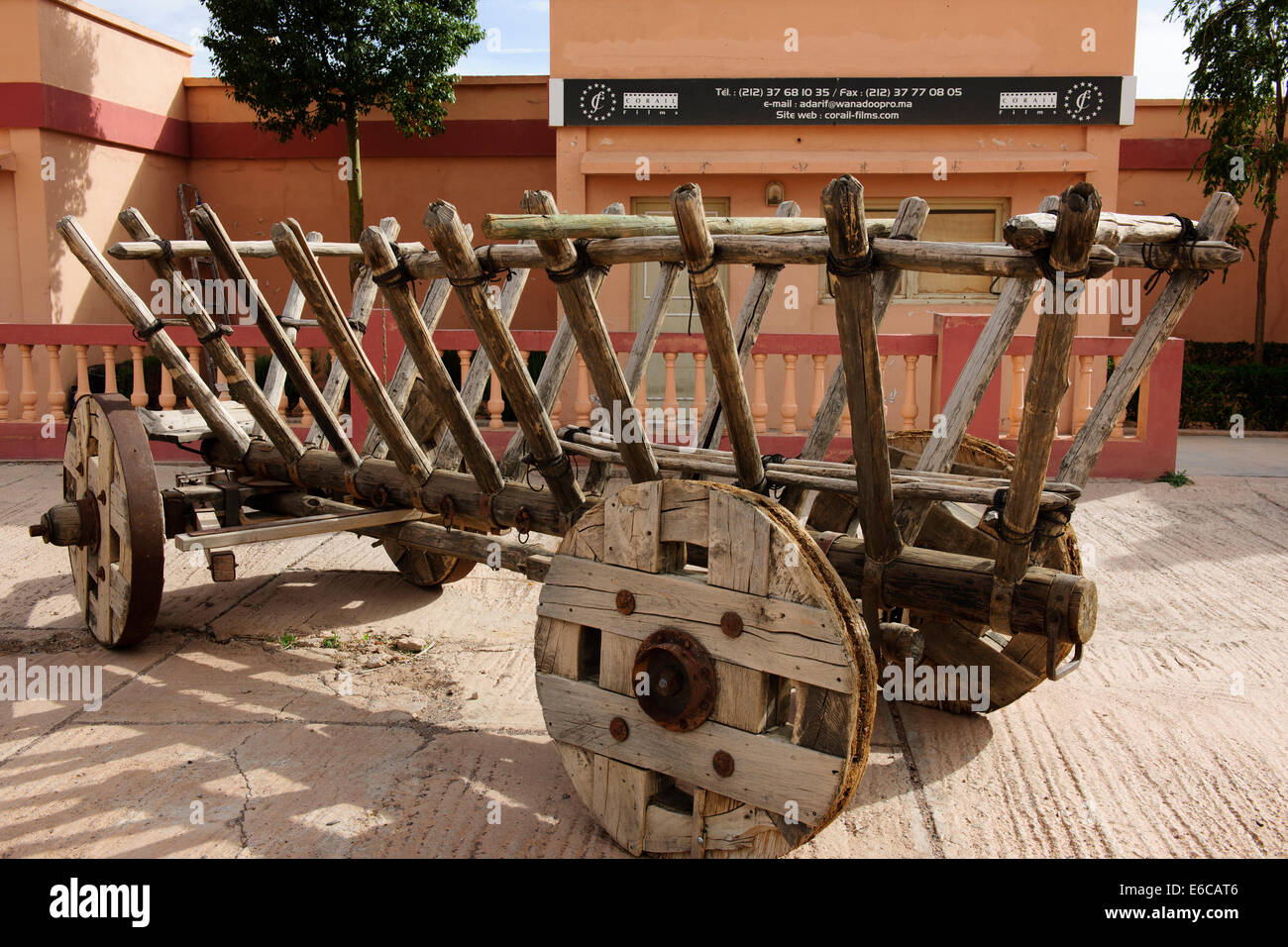 Les Studios Cla Film,Russell Crow's Film Gladiator Props Studios,Gladiator (2000), Kingdom of Heaven (2005),Kundun (1997),Ouarzazate,Maroc Banque D'Images