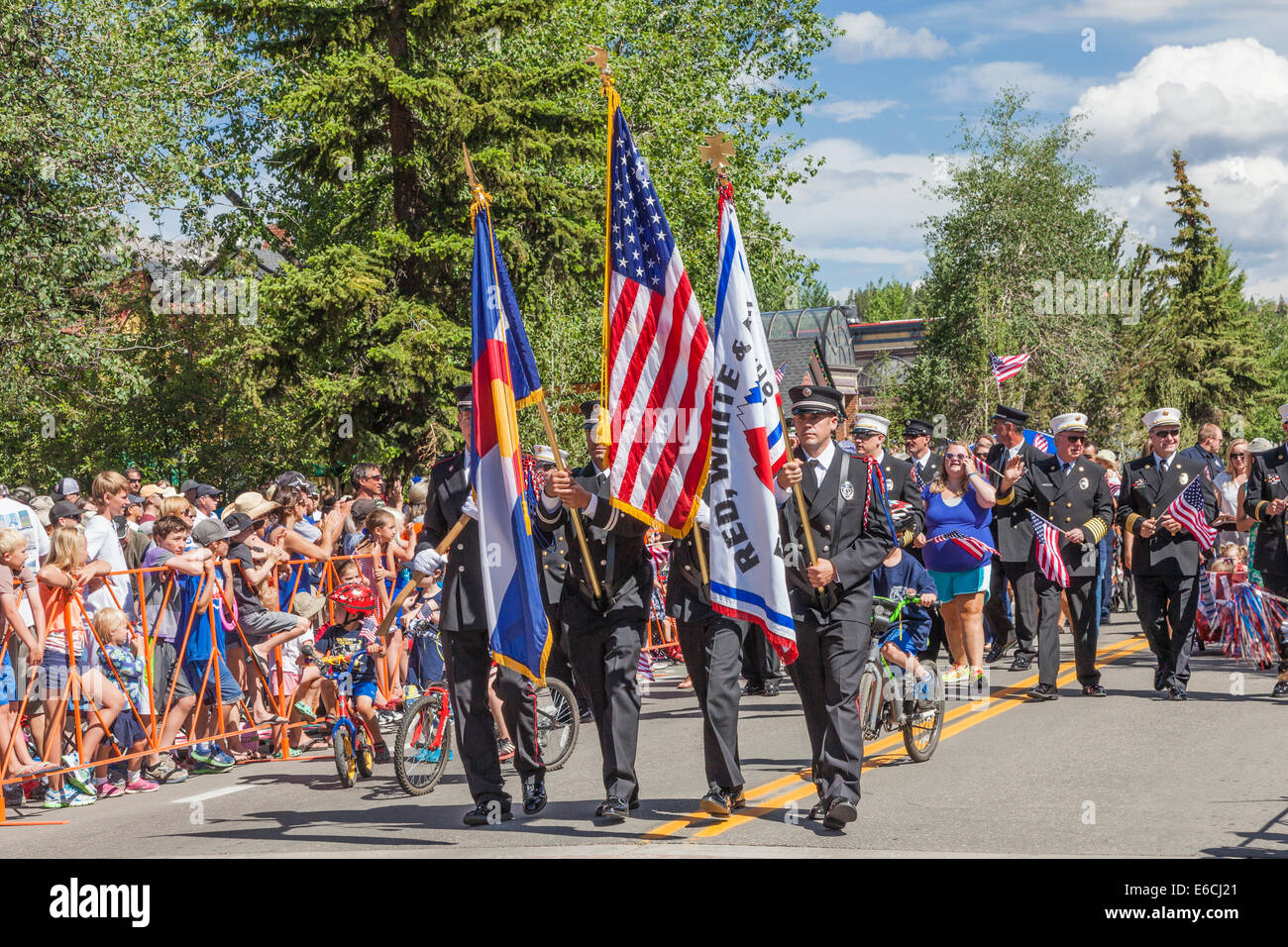 Défilé du 4 juillet à Breckenridge Banque D'Images