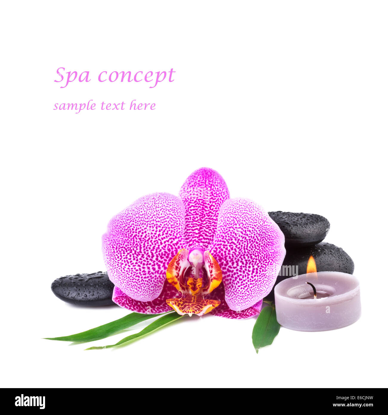 Spa Concept image avec l'espace libre pour votre texte Banque D'Images