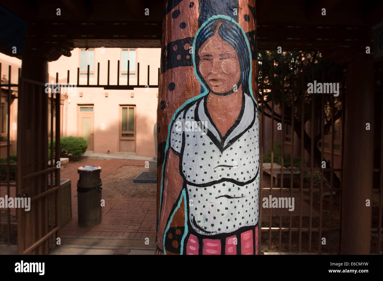 Musée des Arts Contemporains, Santa Fe, Nouveau Mexique Banque D'Images