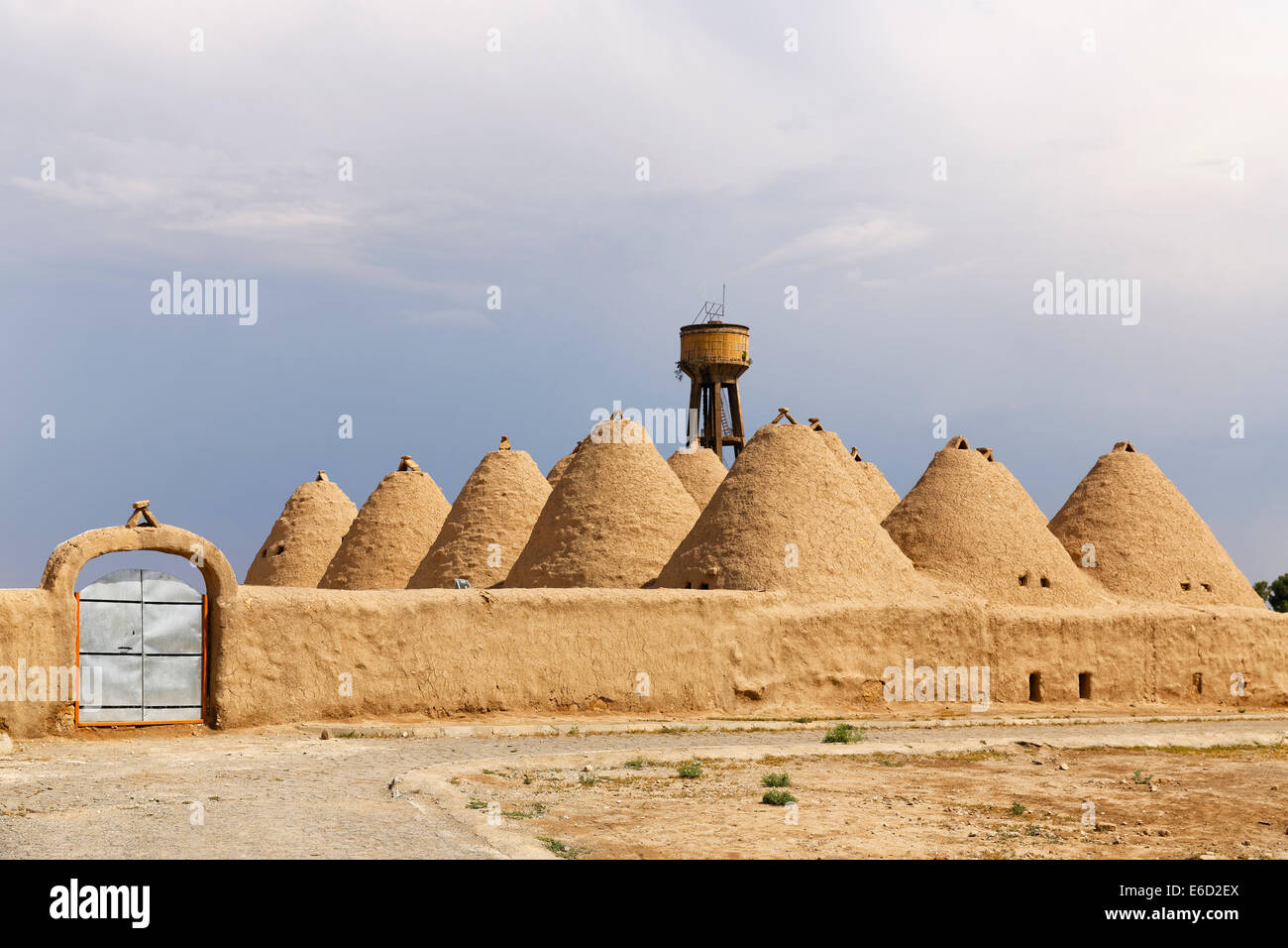 En forme de ruche en pisé, maisons trulli Harran, Şanlıurfa Province, Province de l'Anatolie du sud-est, d'Urfa, Région de l'Anatolie Banque D'Images