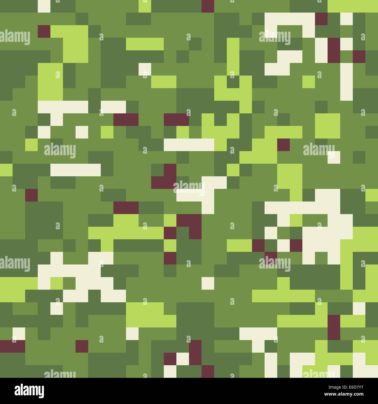 Dans l'arrière-plan militaire Camouflage style pixel. Modèle sans couture. Banque D'Images