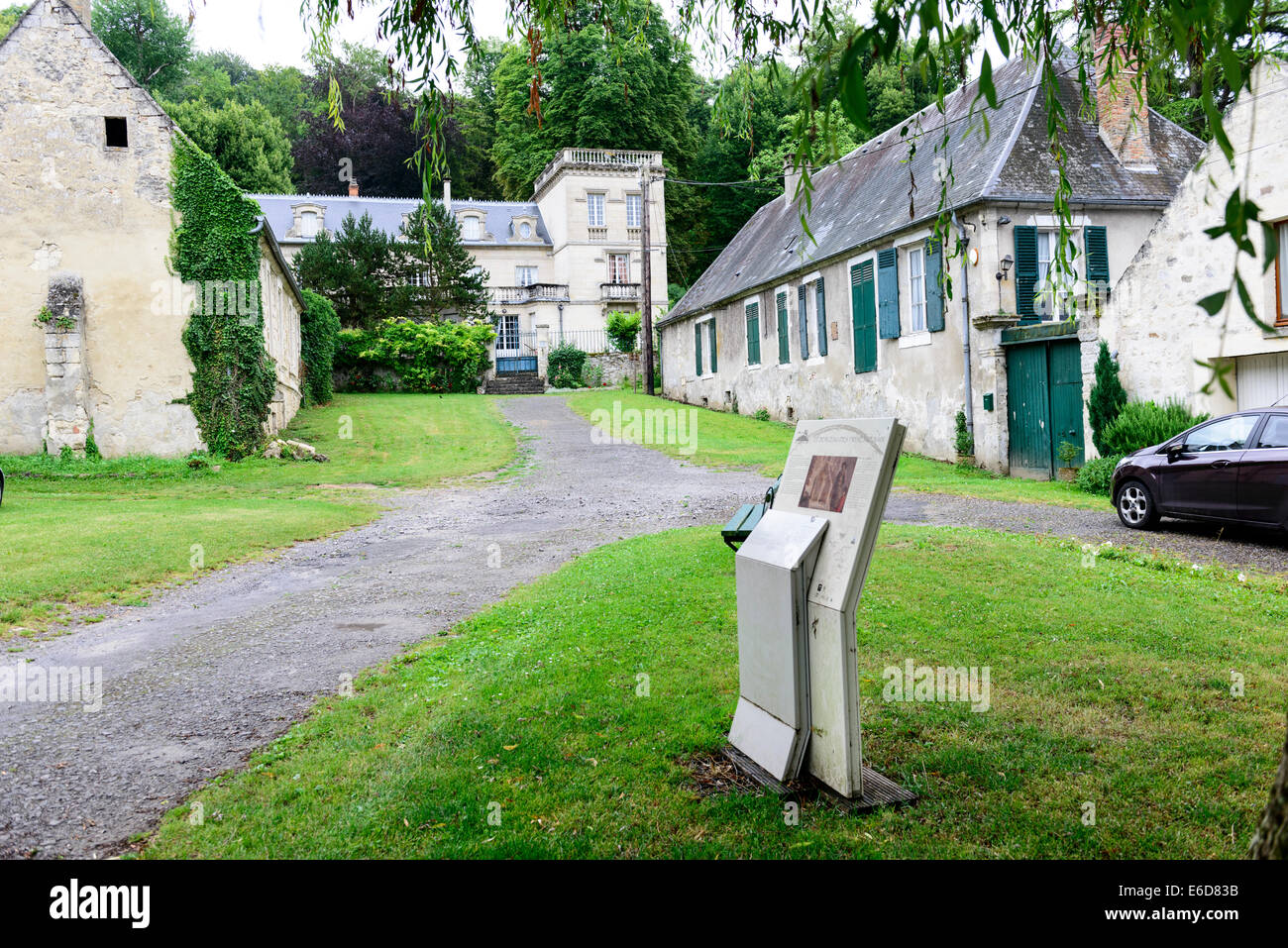 Bourguignon-sous-Montbavin Banque D'Images