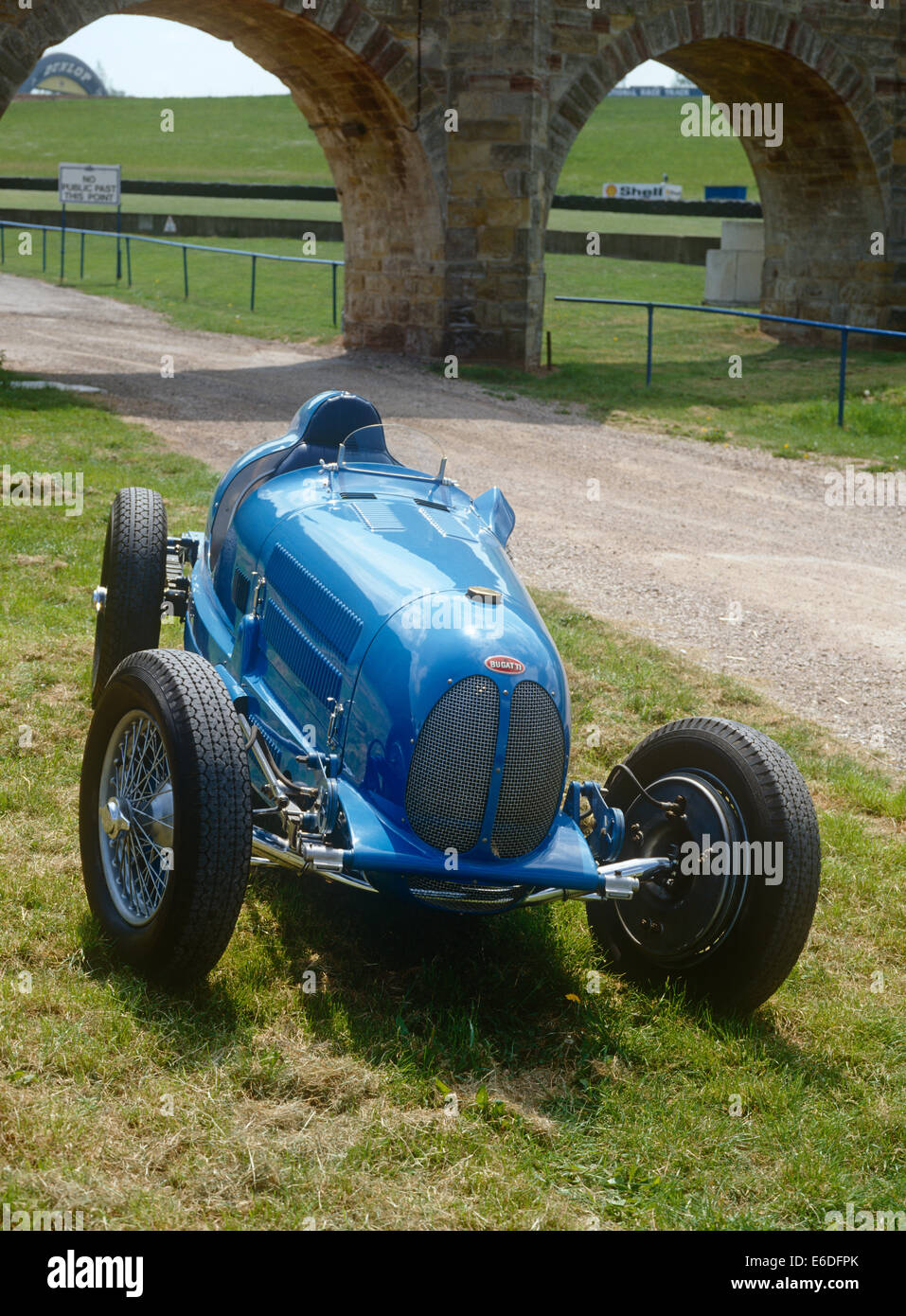Une Bugatti 1947 classic bleu Banque D'Images