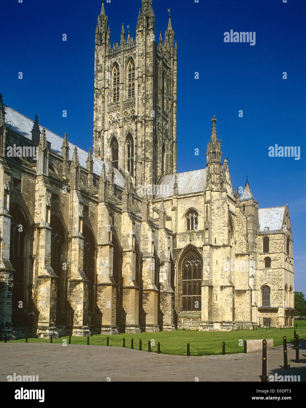La cathédrale de Canterbury Kent Banque D'Images