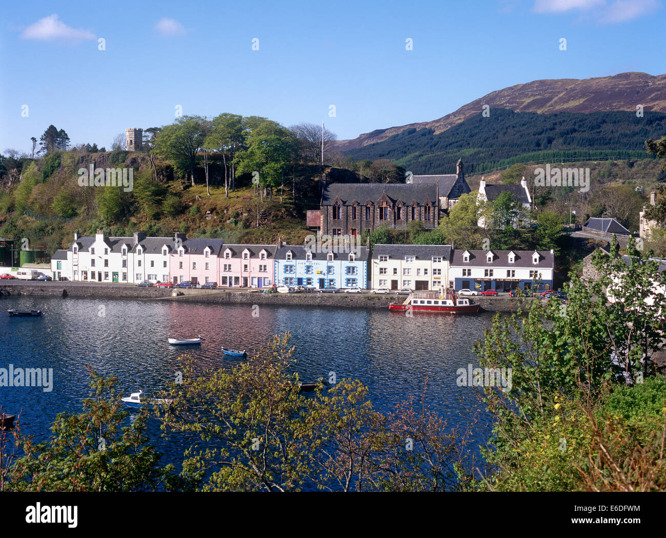 Portree île de Skye highlands scotland uk Banque D'Images