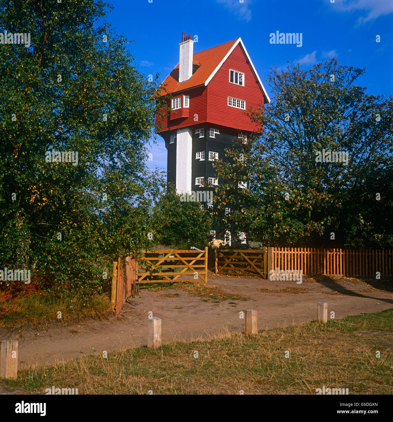 Maison dans les nuages uk suffolk Banque D'Images