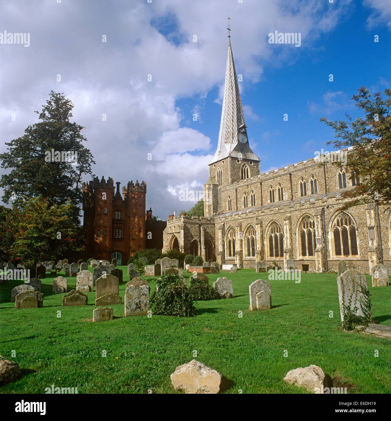 L'église St Mary Hadleigh Suffolk UK Banque D'Images