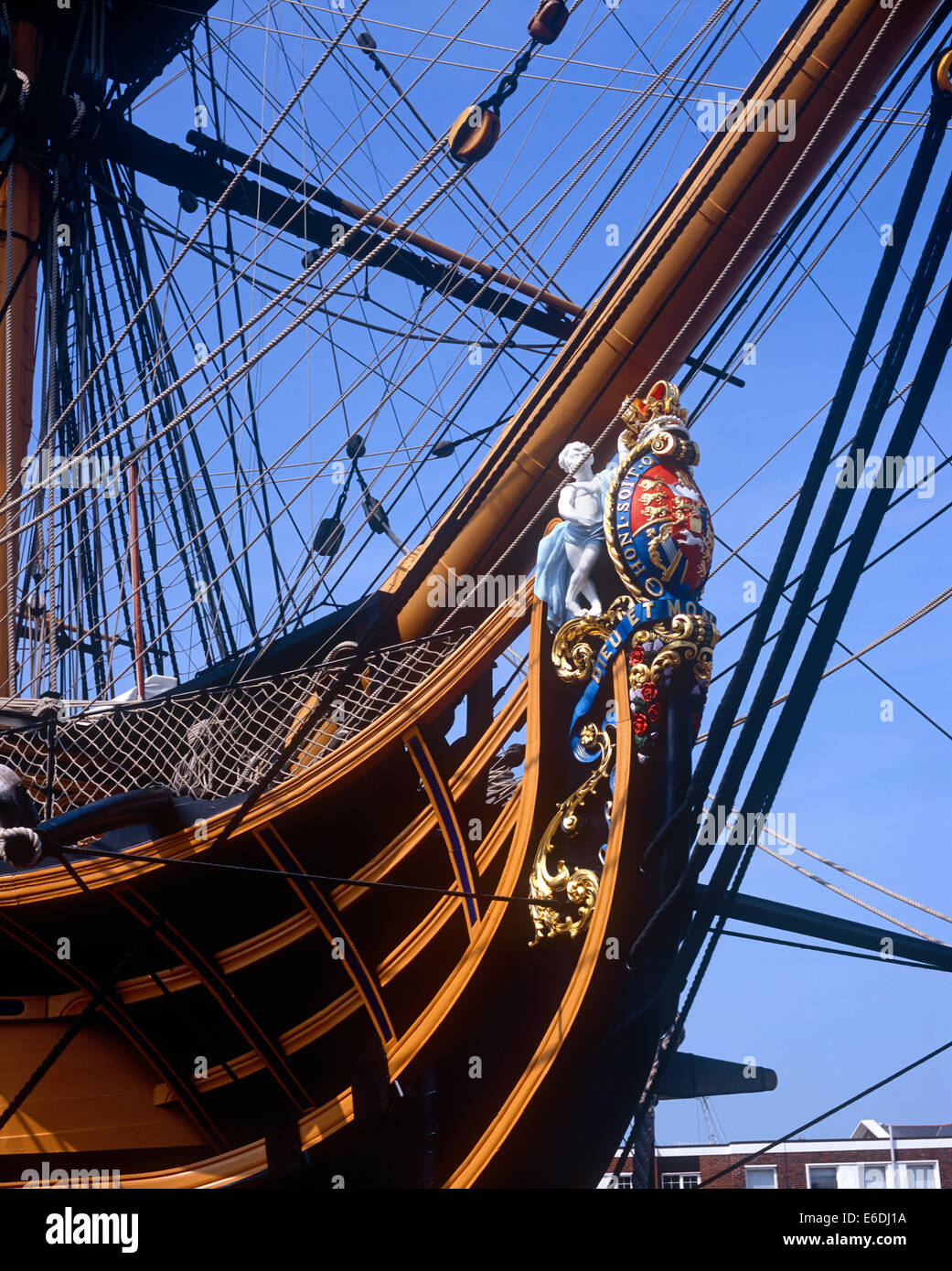 HMS Victory Portsmouth Hampshire UK Banque D'Images