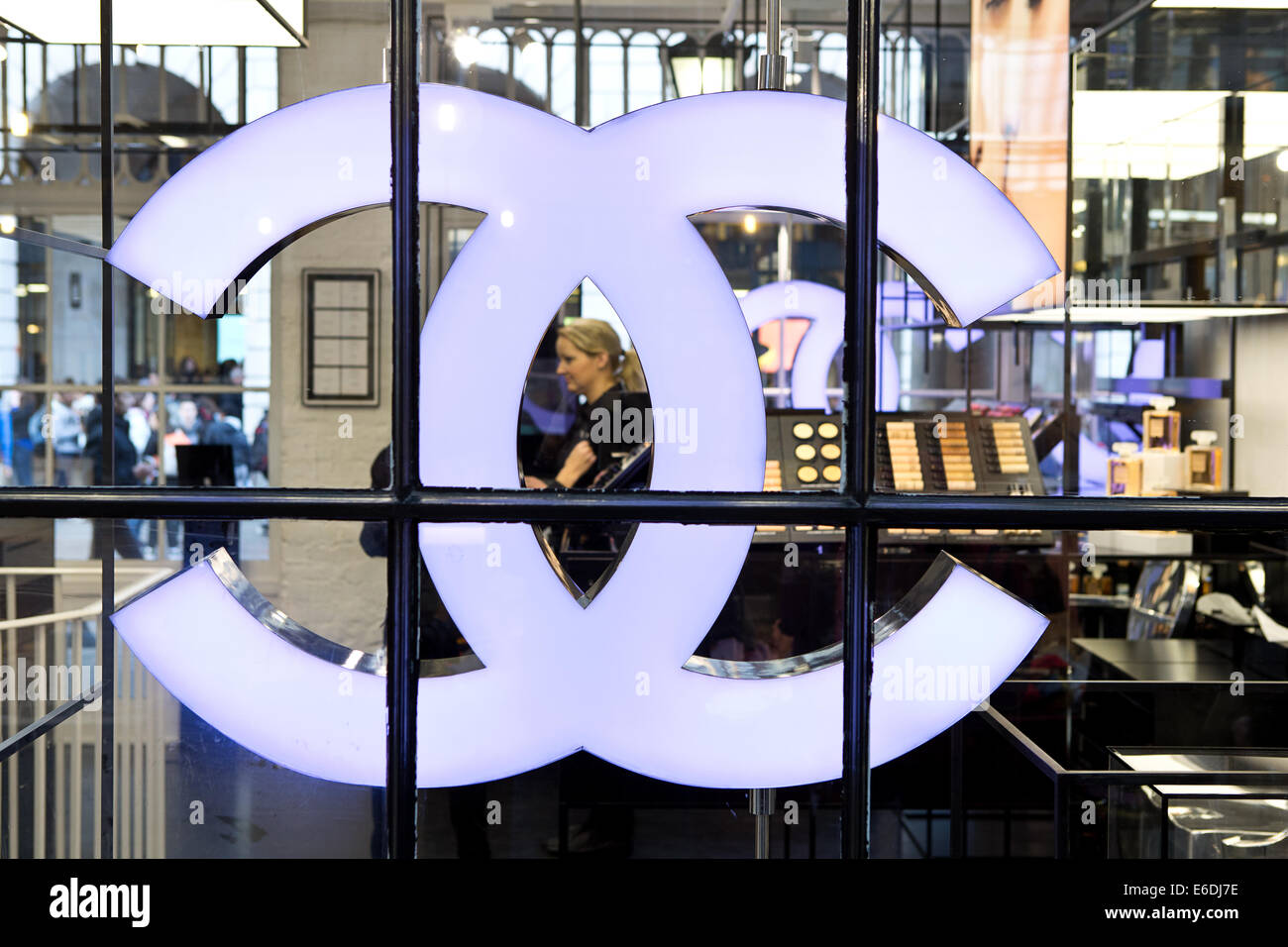 Magasin de Chanel. Banque D'Images