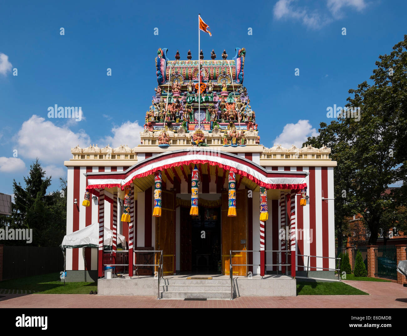 Mayurapathy Temple Tamoul sri Murugan dans Berlin Allemagne Banque D'Images