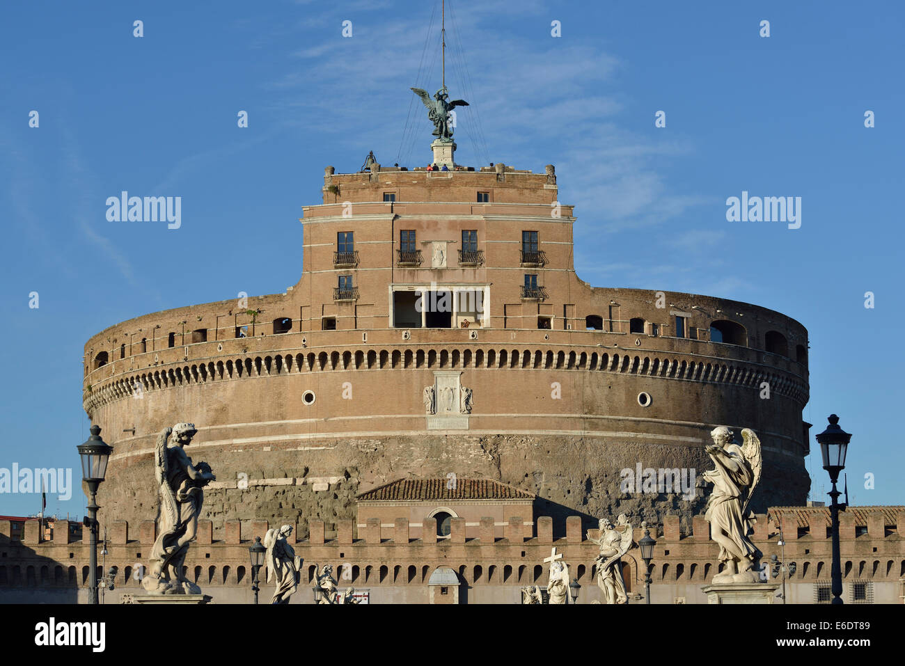 Le Château Sant' Angelo Rome Italie Banque D'Images