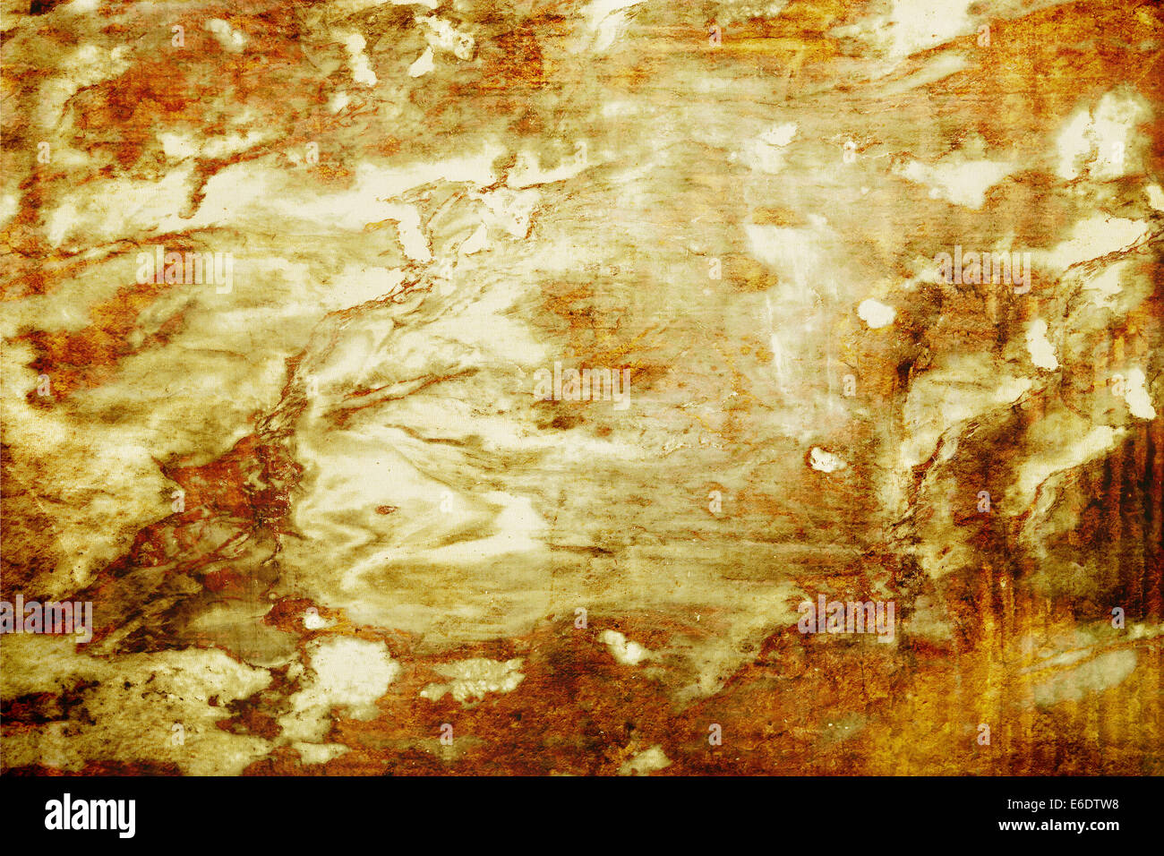 Grunge fond brun et blanc, texture image c des taches sombres sur le mur Banque D'Images